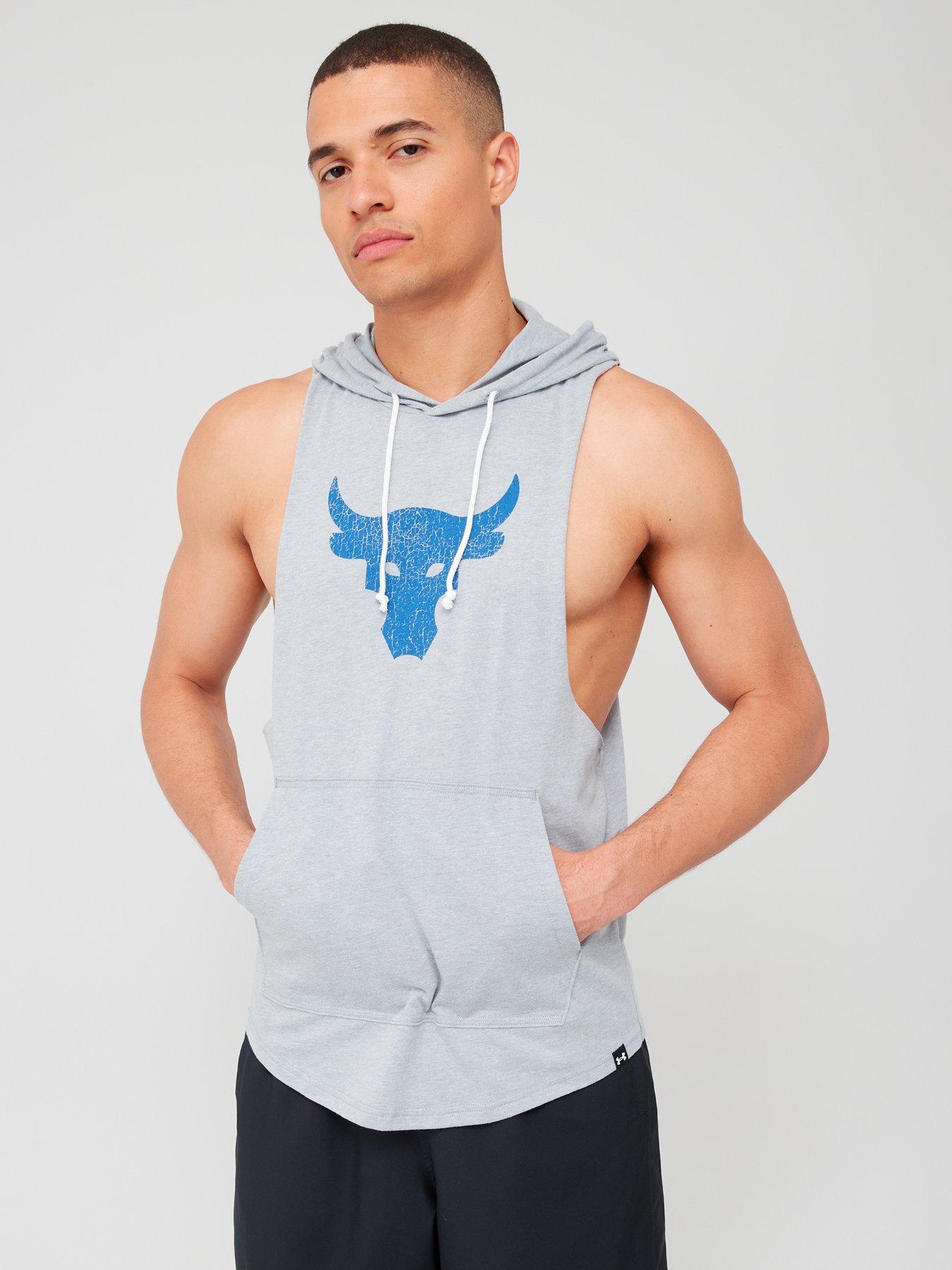 Project rock sleeveless sale hoodie