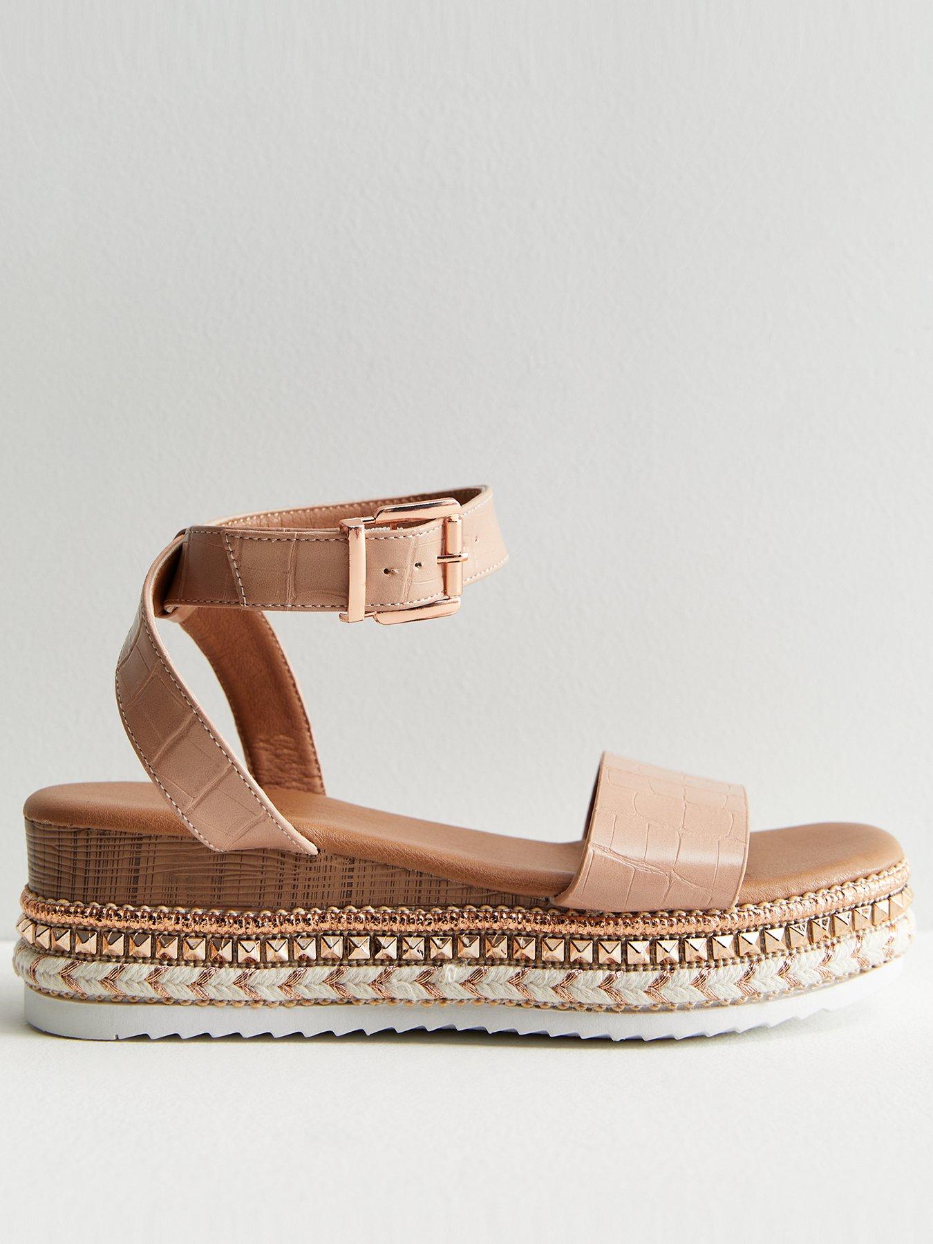 2 part espadrille sandals hot sale