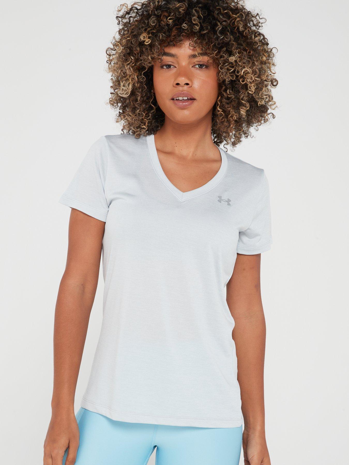 Under armour best sale white v neck