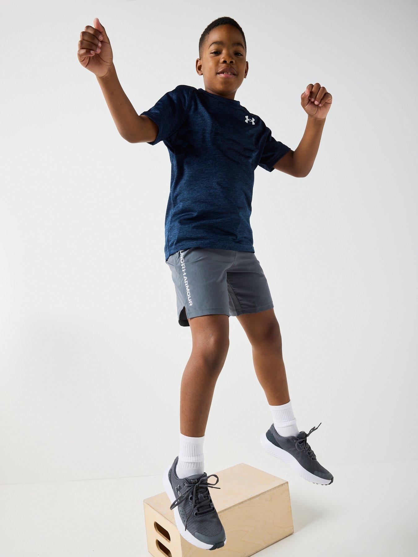 Image 3 of 4 of UNDER ARMOUR Older Boys&nbsp;Tech 2.0 Short Sleeve T-Shirt&nbsp;- Navy