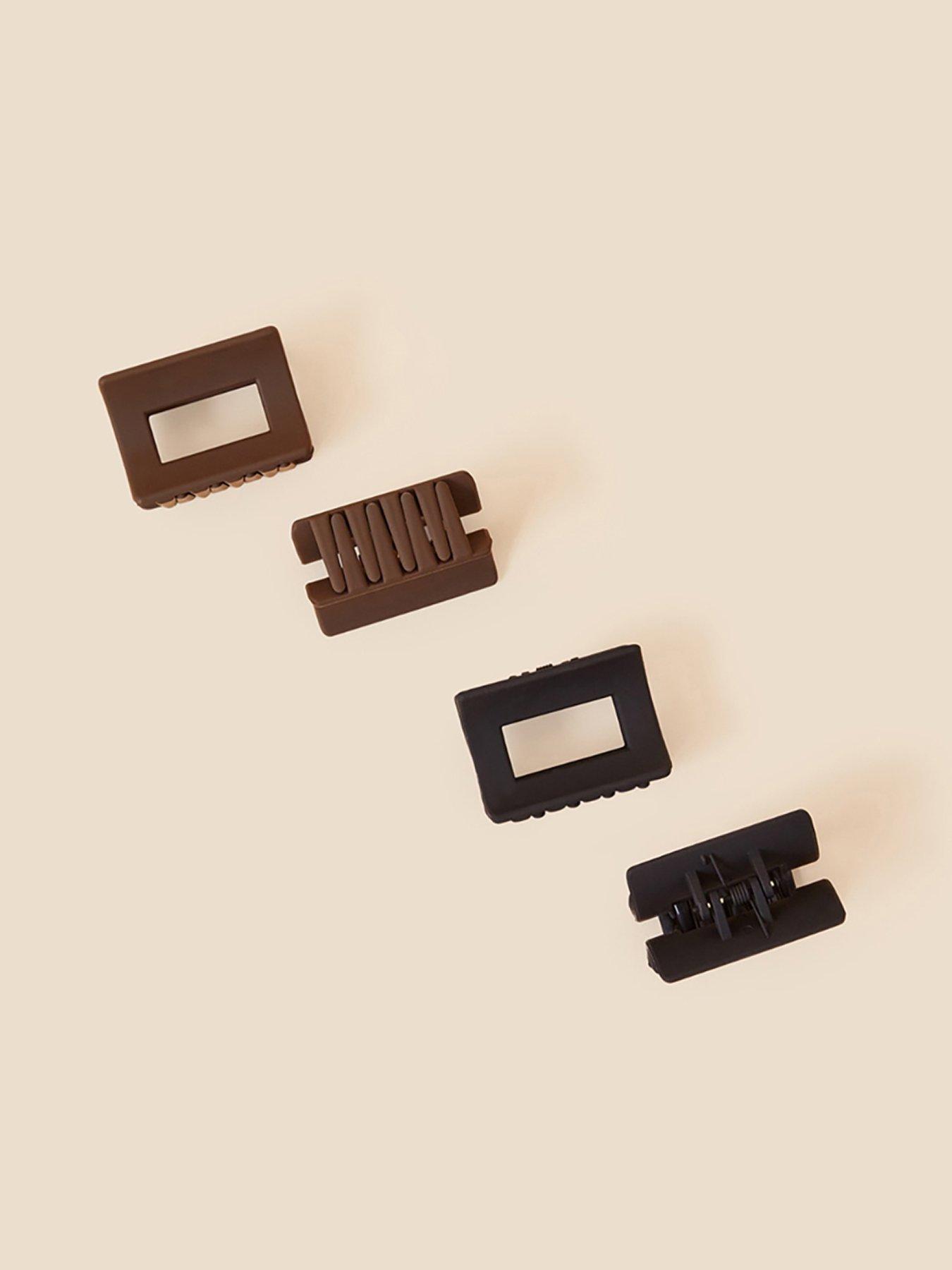 Accessorize Matte Square Claw Clips 4 Pack | Very