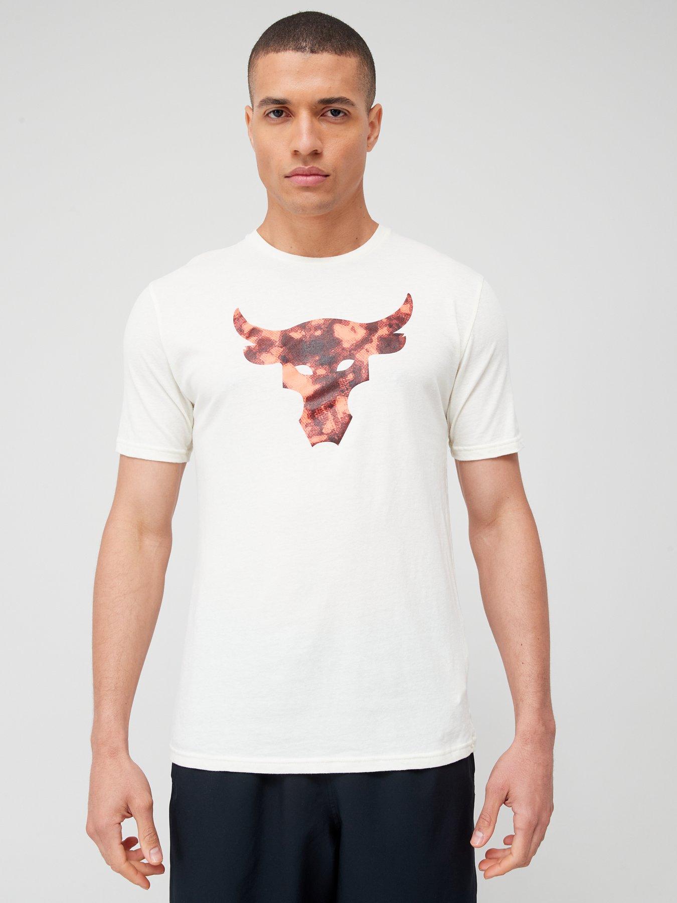 Under Armour, Armour Project Rock Bull Short Sleeve T Shirt Womens, Short  Sleeve Performance T-Shirts