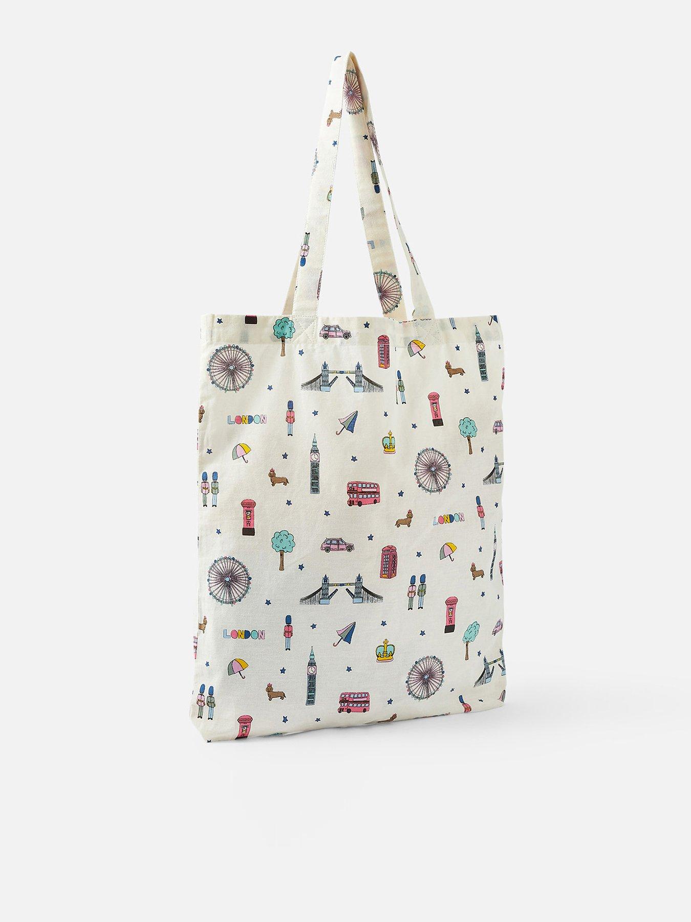 Accessorize London printed shopper | Very.co.uk