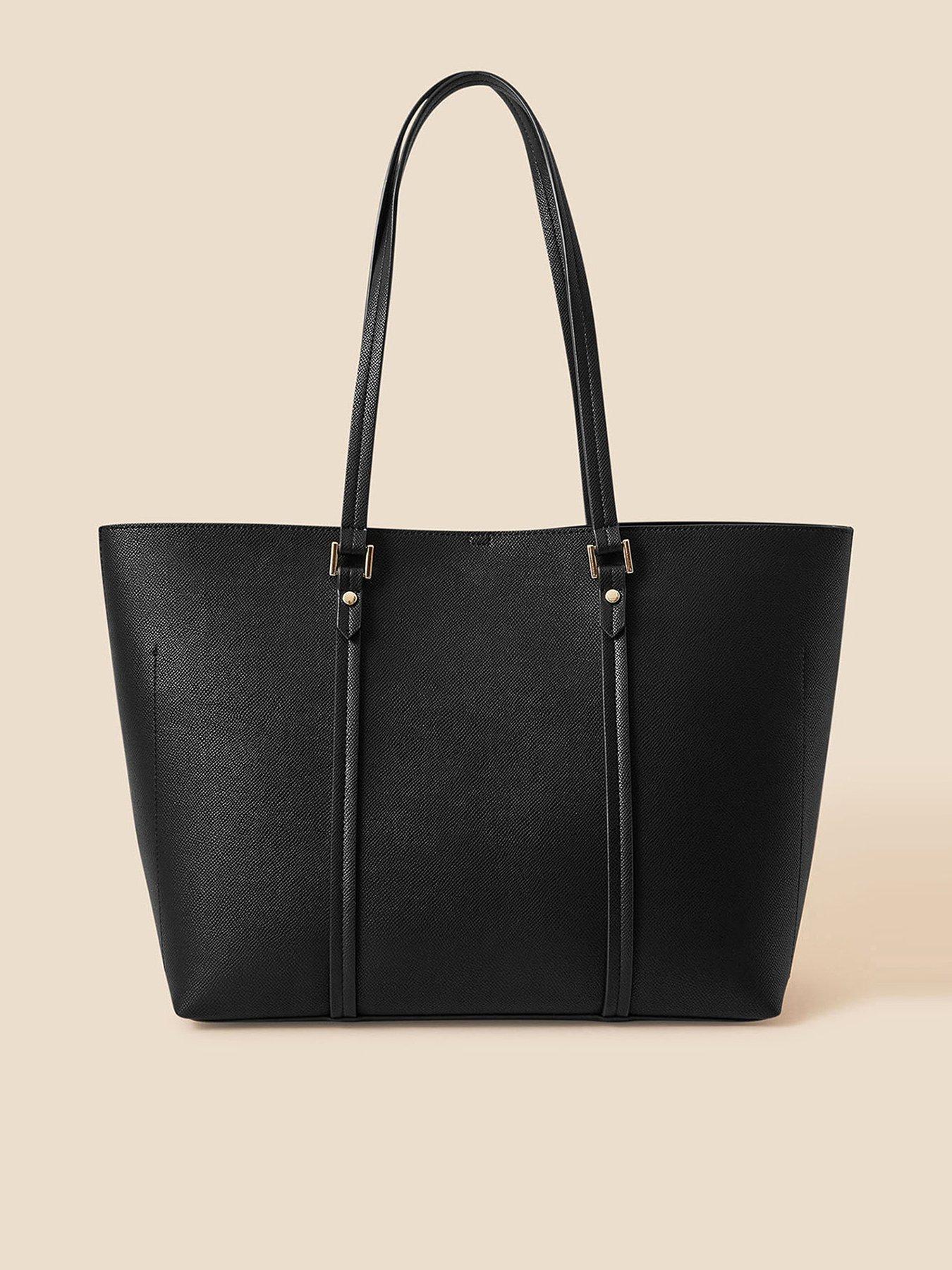 Classic black tote bag sale