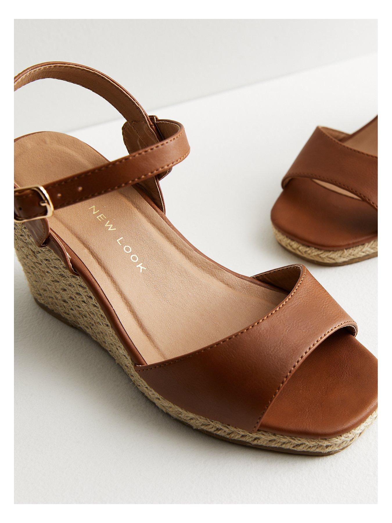 New look wide 2024 fit wedge sandals