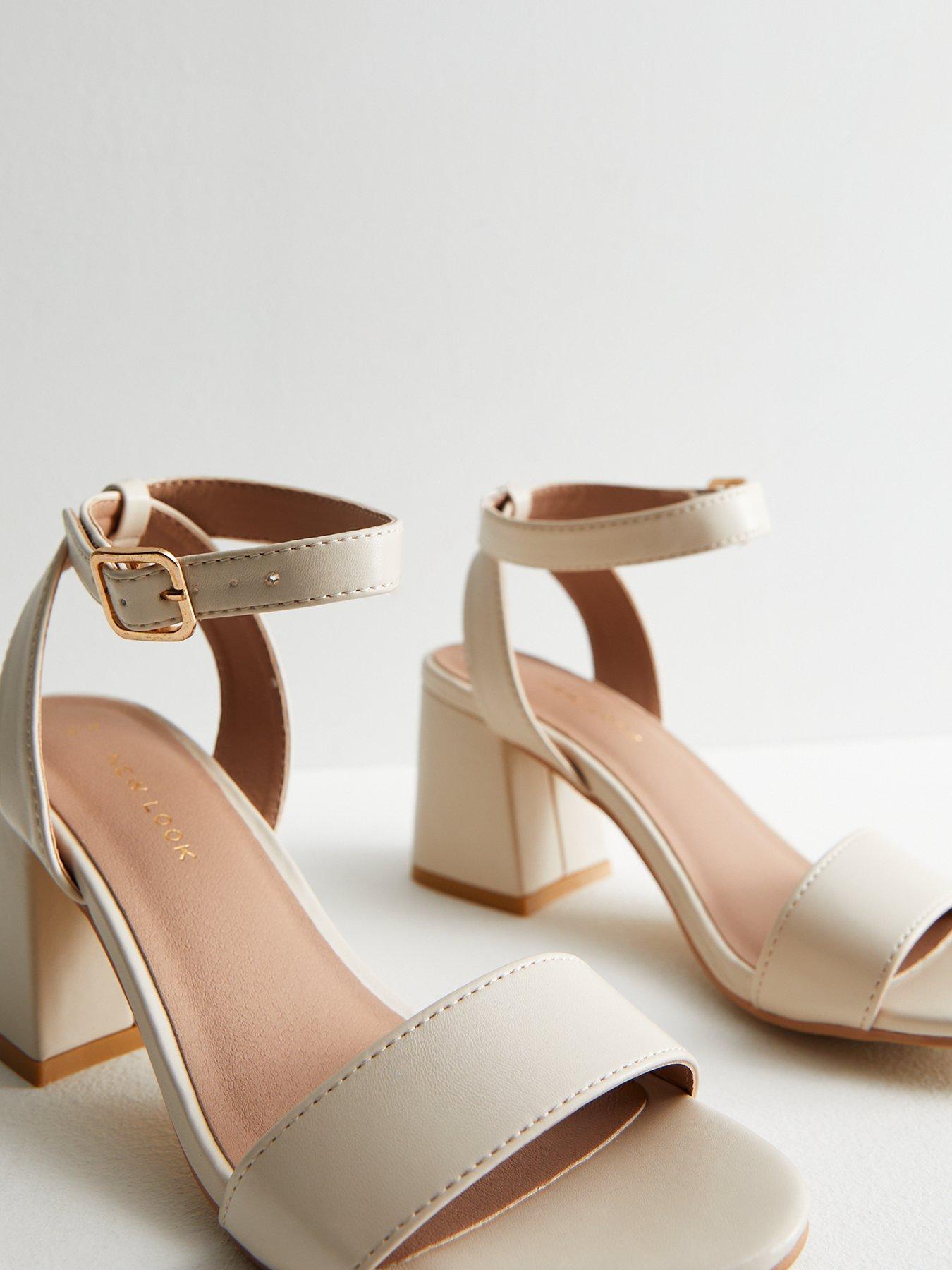 New look white on sale sandals