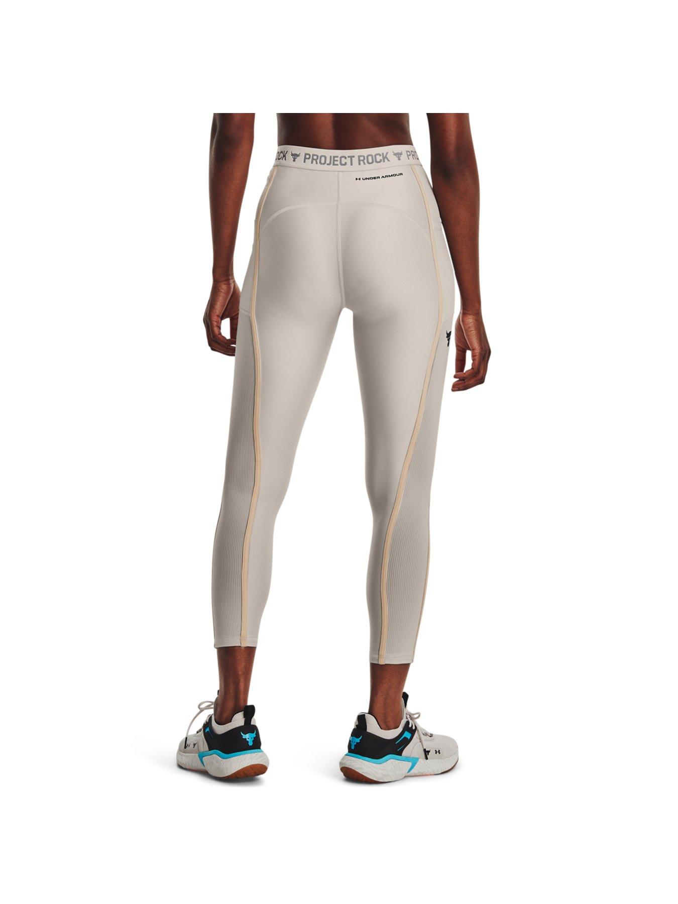 UNDER ARMOUR Project Rock Ankle Leggings Grey