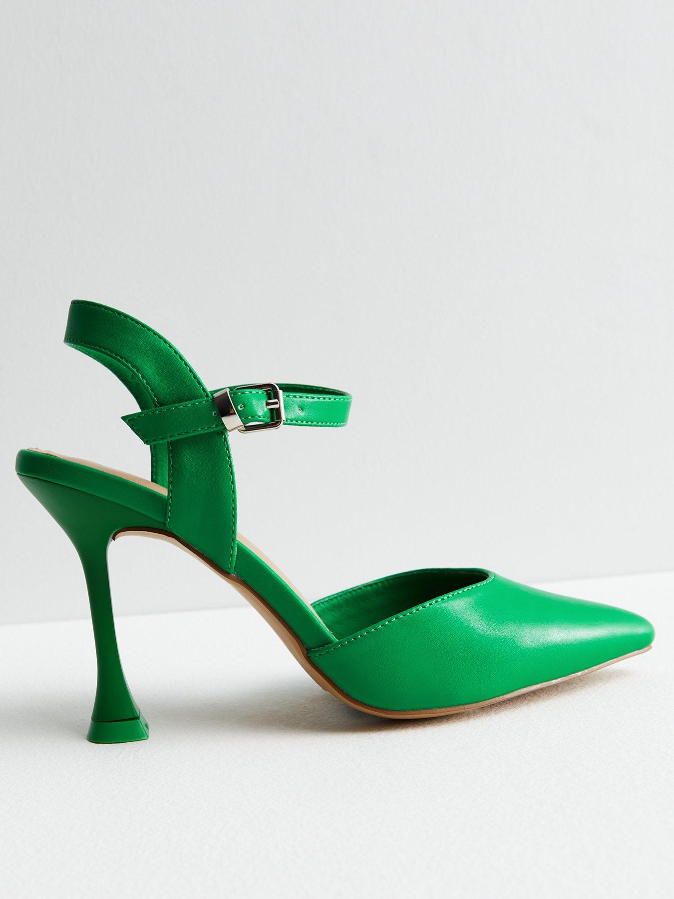 Green heeled shoes on sale uk