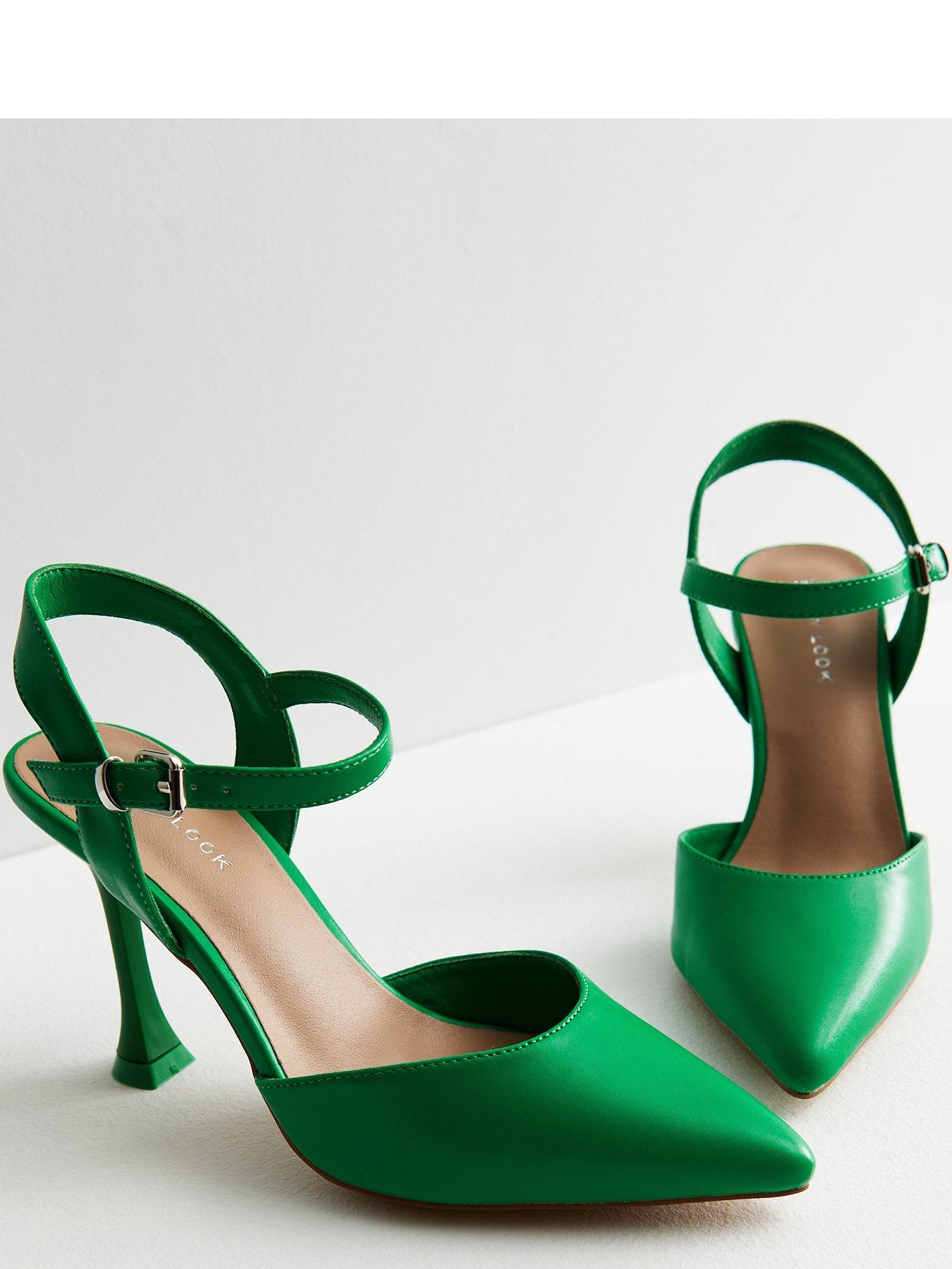 New look green on sale shoes