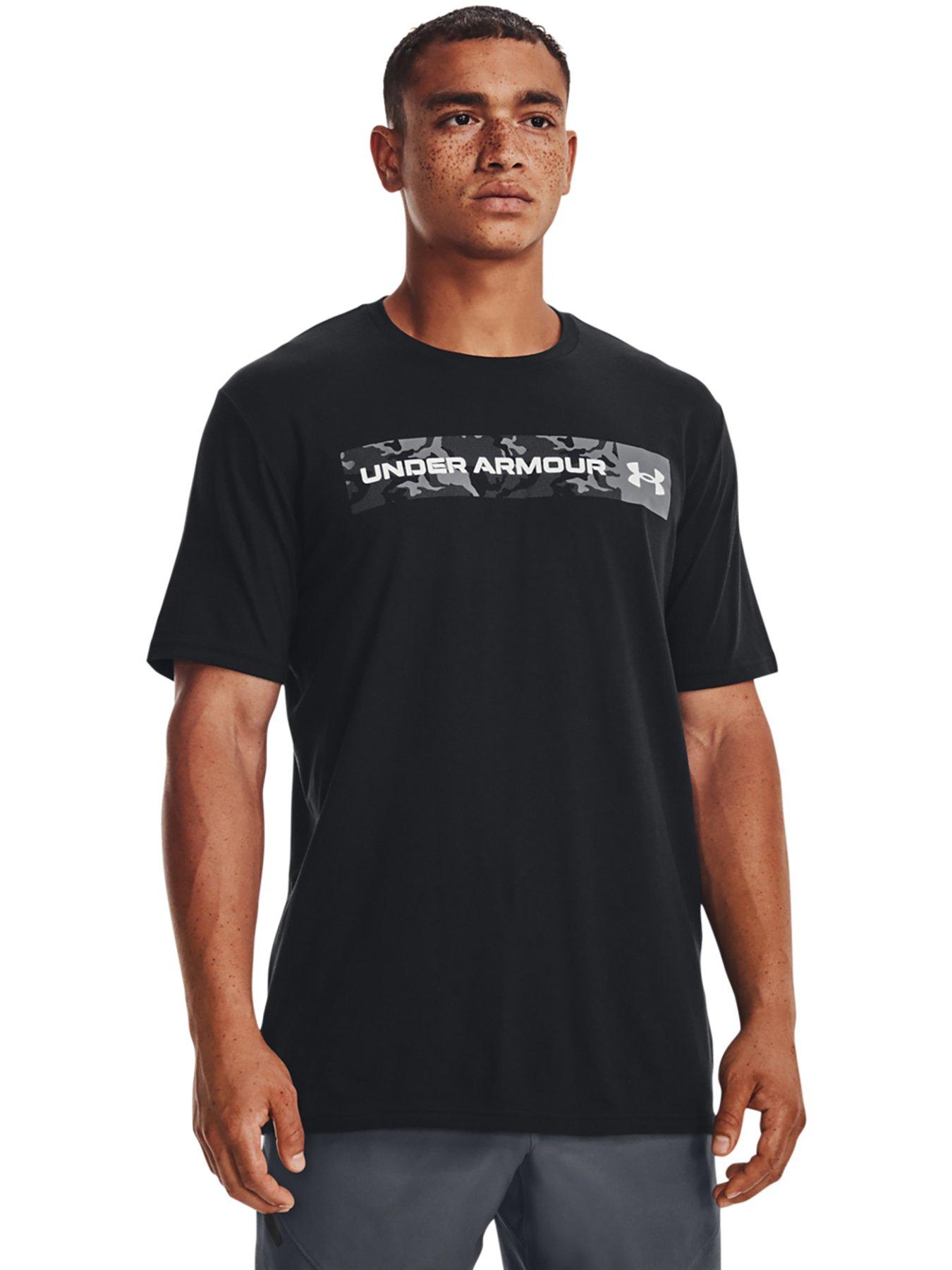 Under Armour Training t-shirt in white camo print