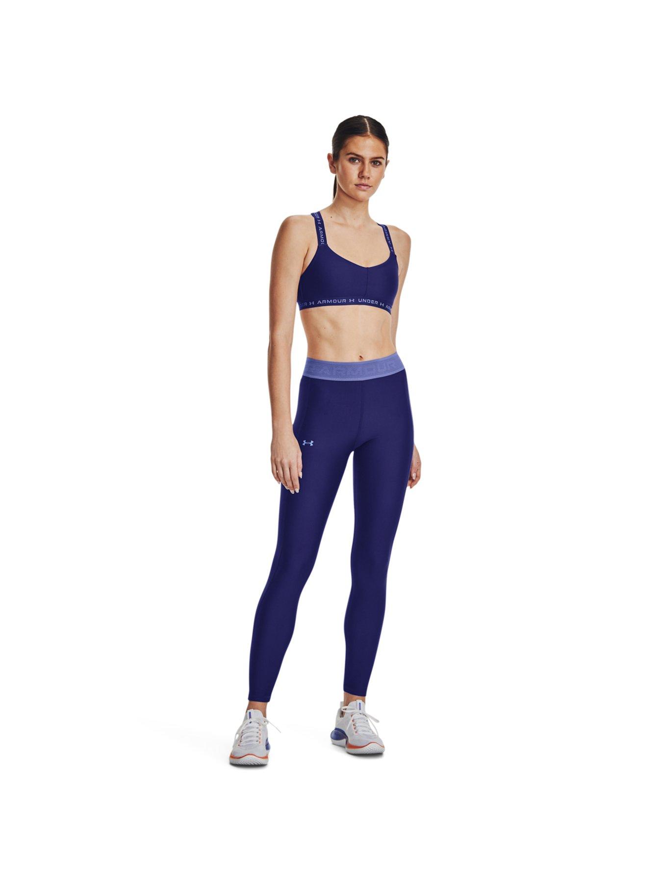 UNDER ARMOUR Branded Waistband Leggings - Navy