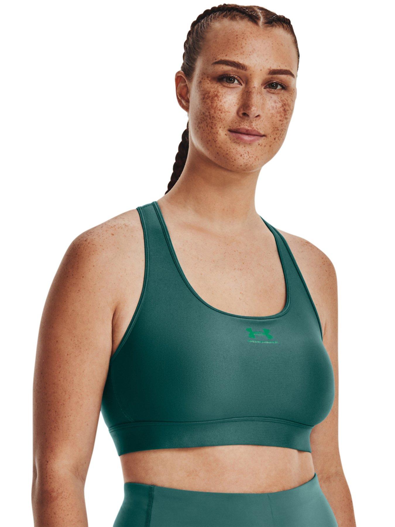 Heatgear® Mid Padless Sports Bra - Green