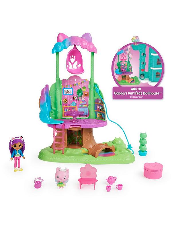 Image 7 of 7 of Gabby's Dollhouse Kitty Fairy Garden Treehouse