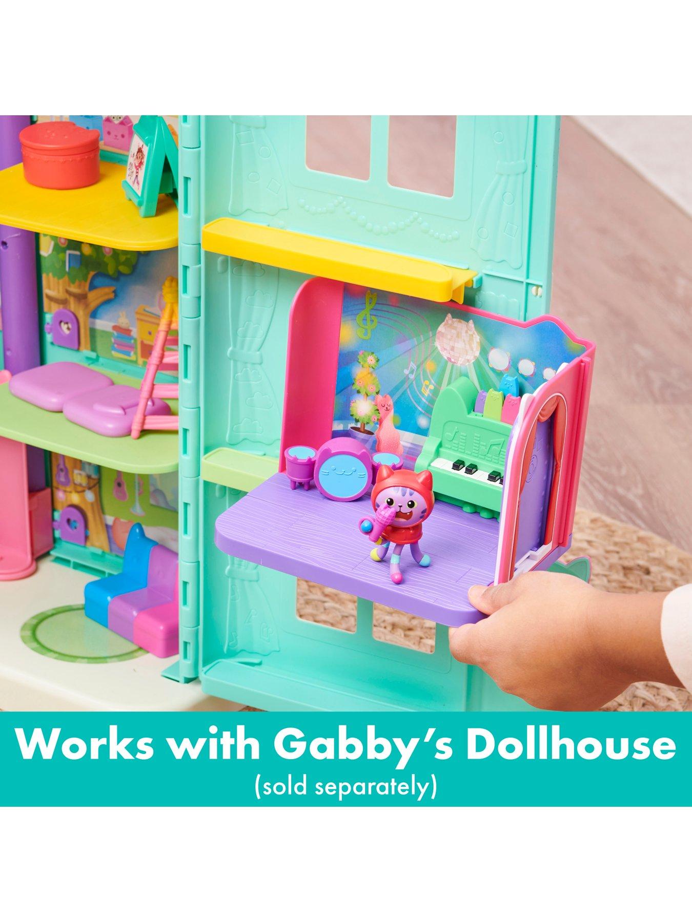 Gabby's Dollhouse Deluxe Room Music Room Very.co.uk