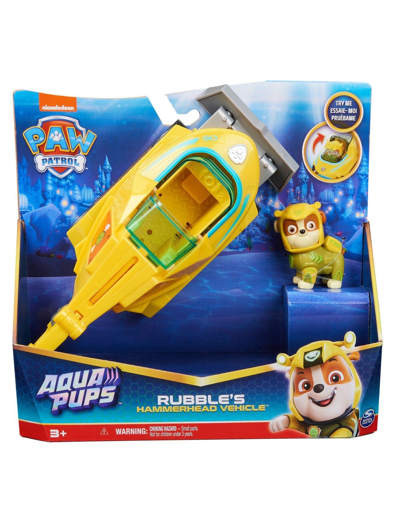 Paw Patrol Aqua Pups Themed Vehicle Rubble | Very.co.uk