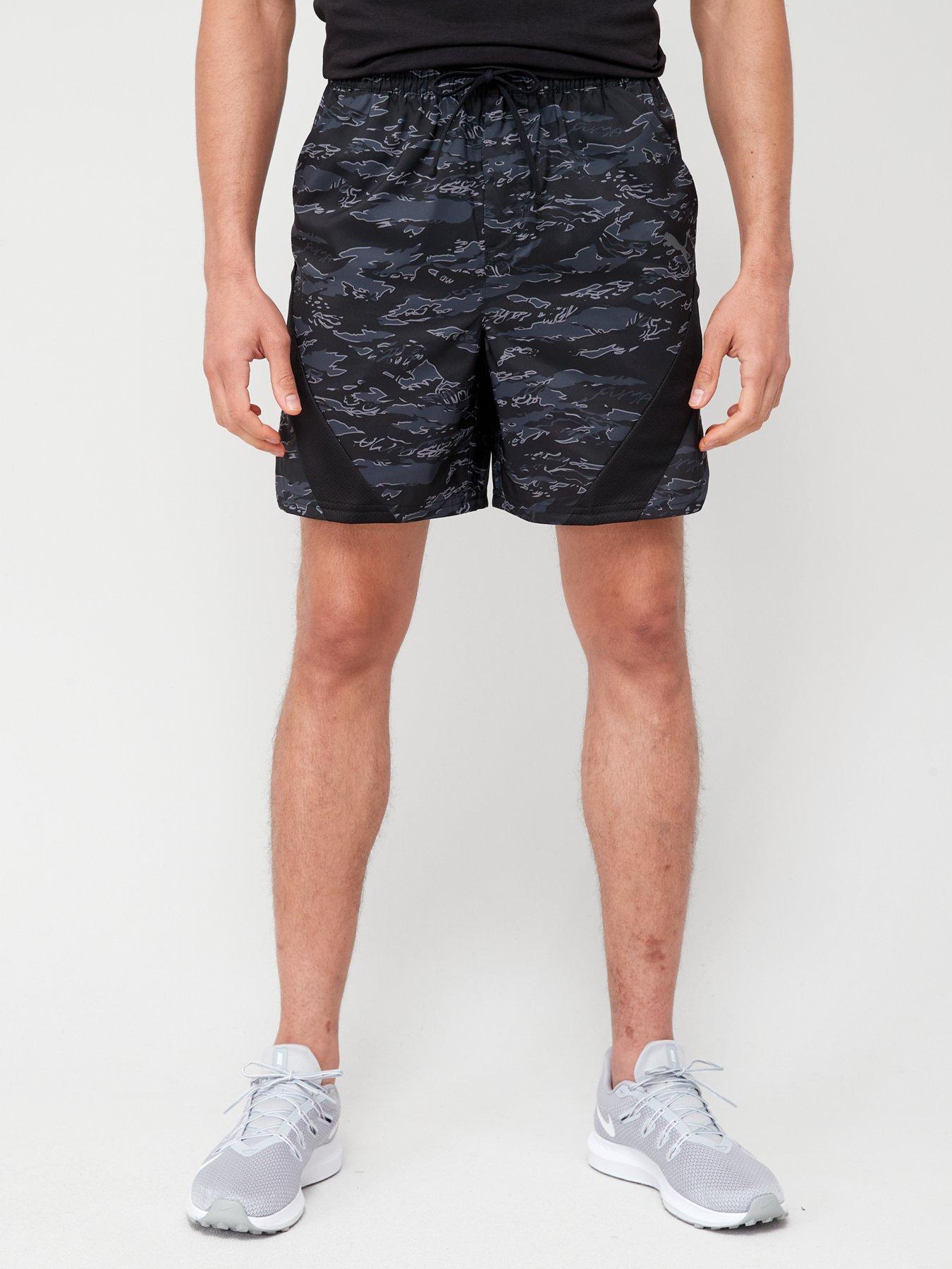 PUMA woven shorts in black