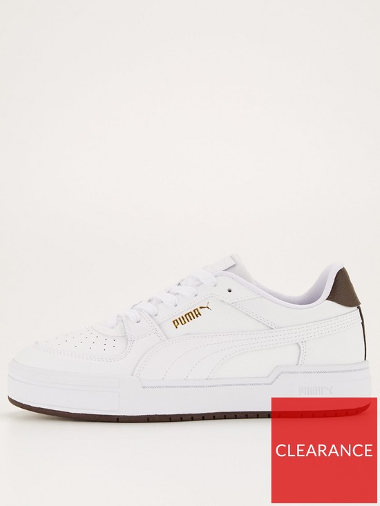 front image of puma-ca-pro-trainers-white