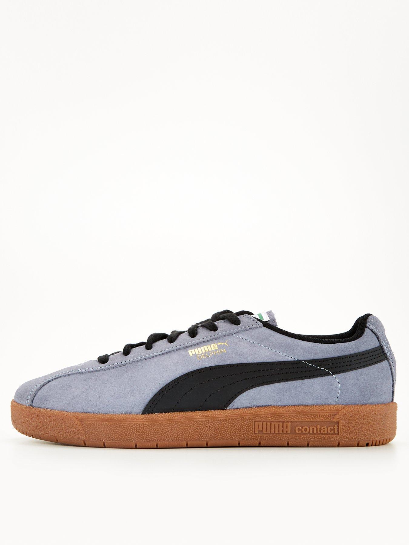 Puma suede 2024 grey mens