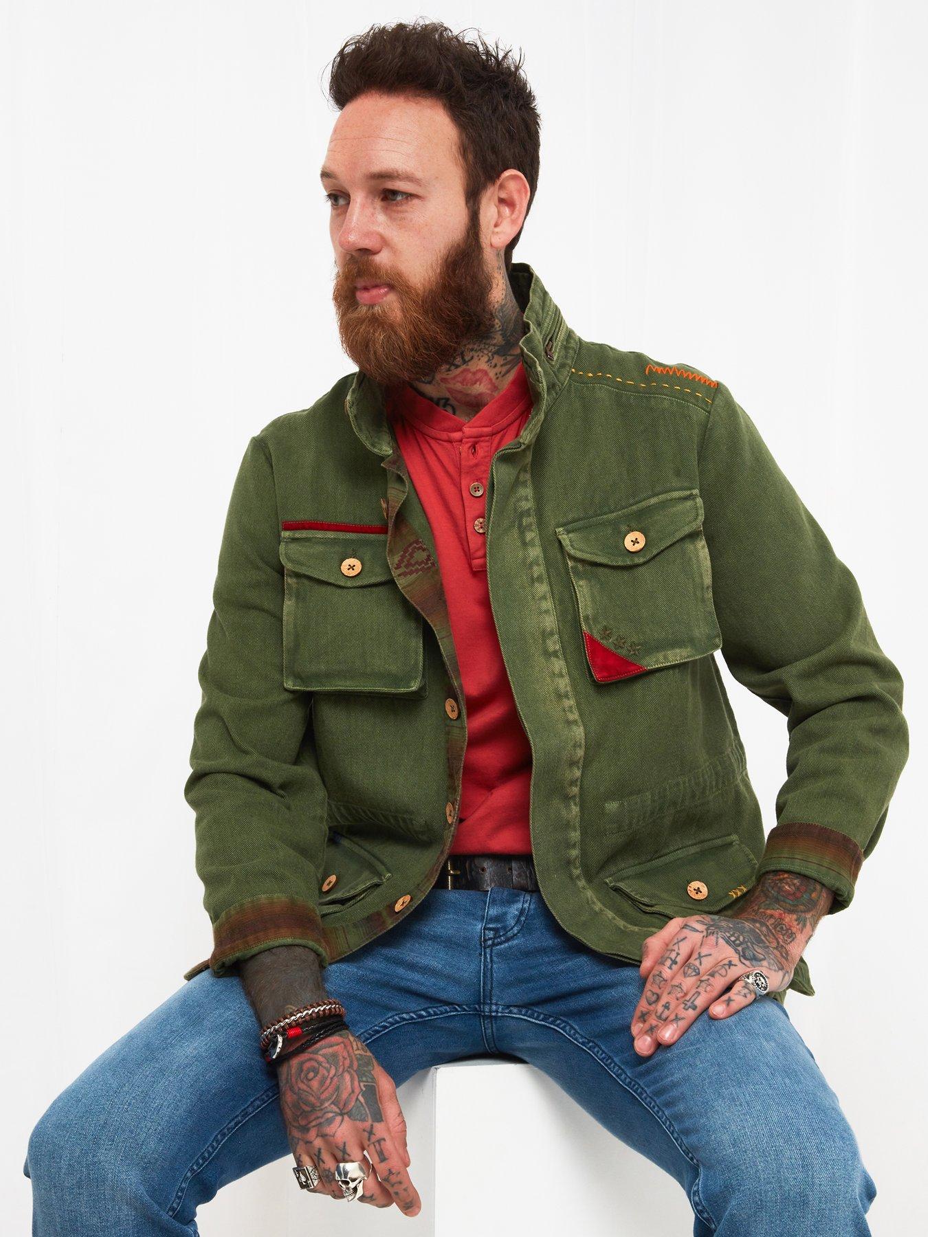 Green | L | Coats & jackets | Men | www.very.co.uk