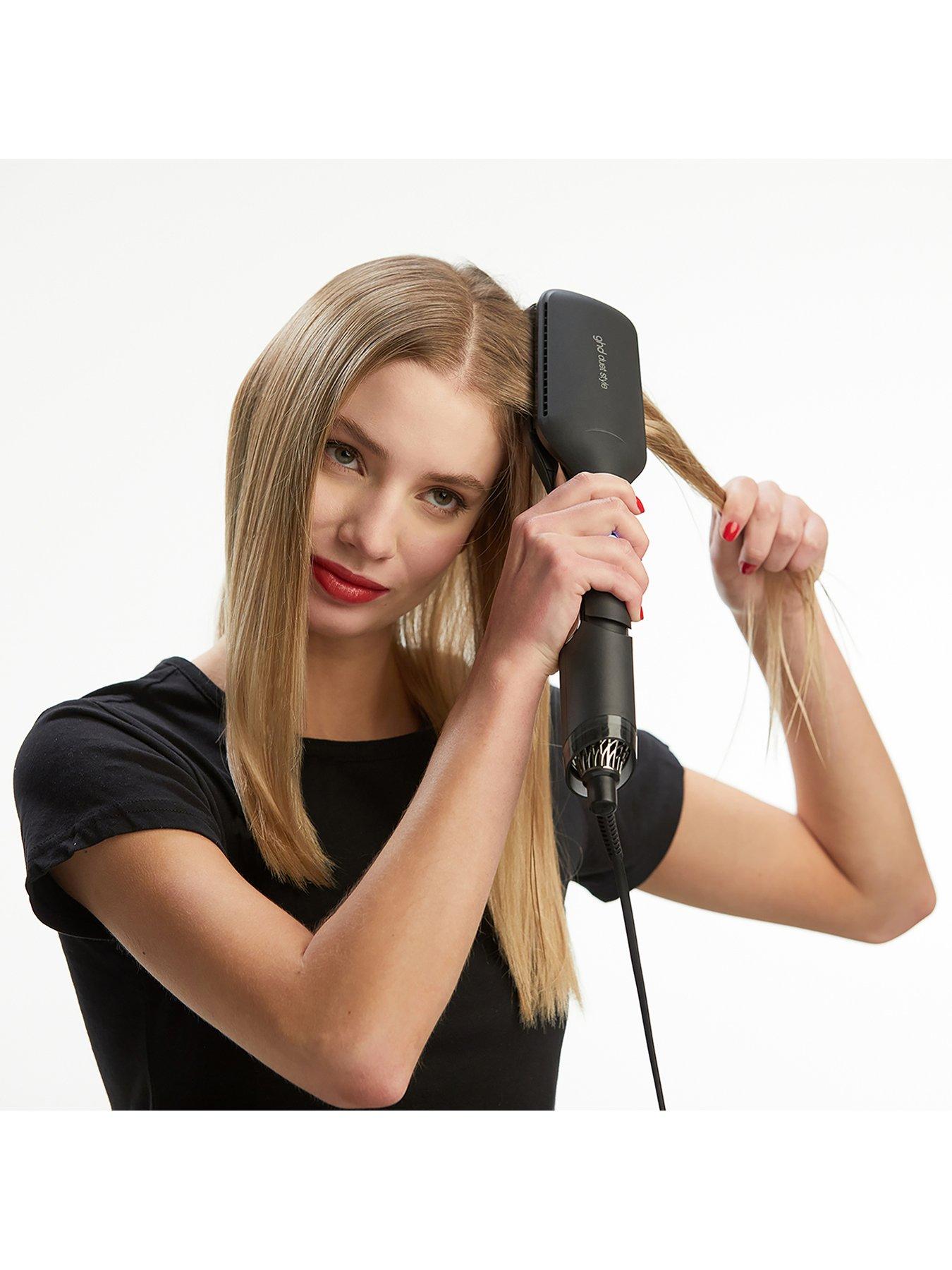 Image 5 of 8 of ghd Duet 2-IN-1 Hot Air Styler - Wet to Dry Straightener (Black)