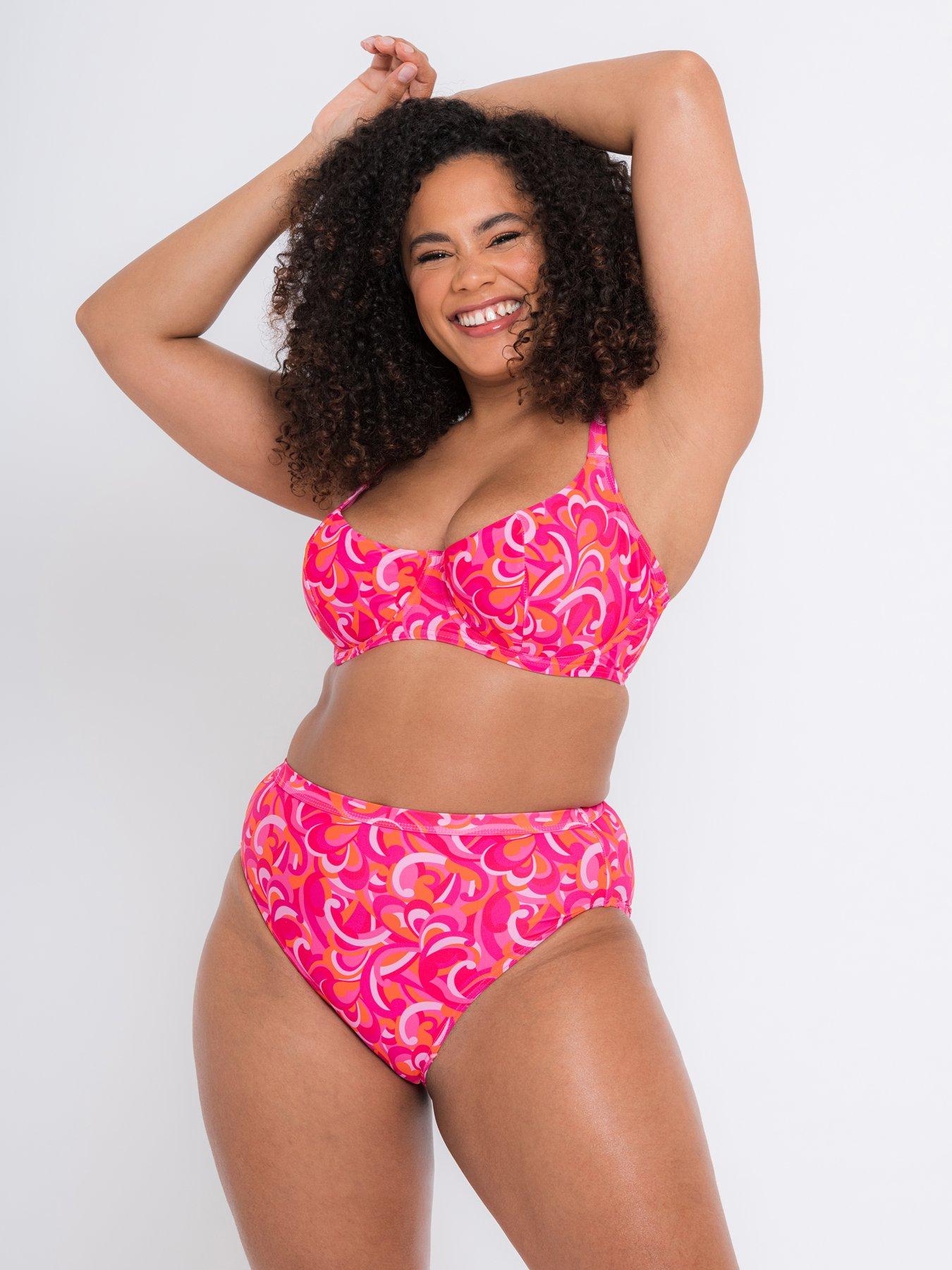 curvy-kate-retro-wave-high-waist-bikini-brief-print-mix