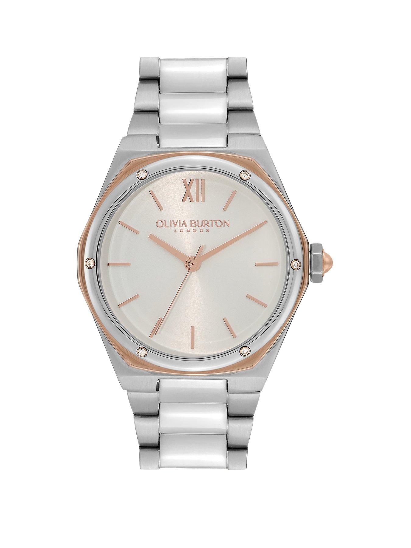 Product photograph of Olivia Burton Sports Luxe Hexa Watch from very.co.uk