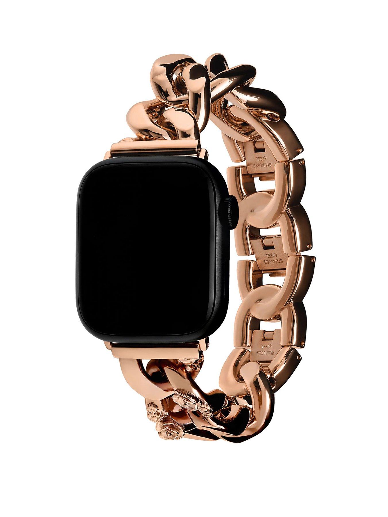 Gold chain apple watch hot sale