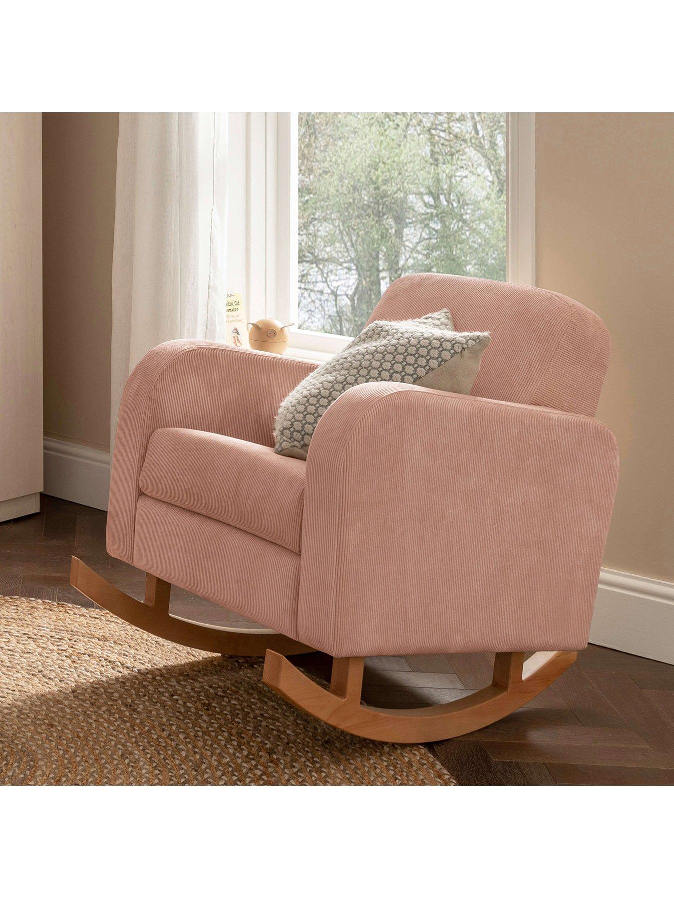 Product photograph of Cuddleco Etta Nursing Chair - Coral from very.co.uk