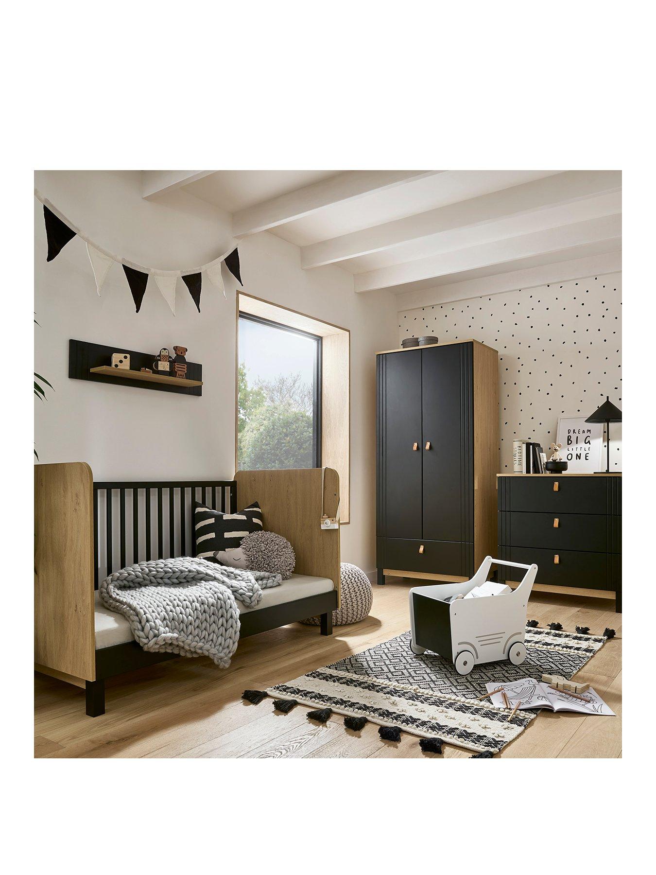 Black nursery best sale furniture set