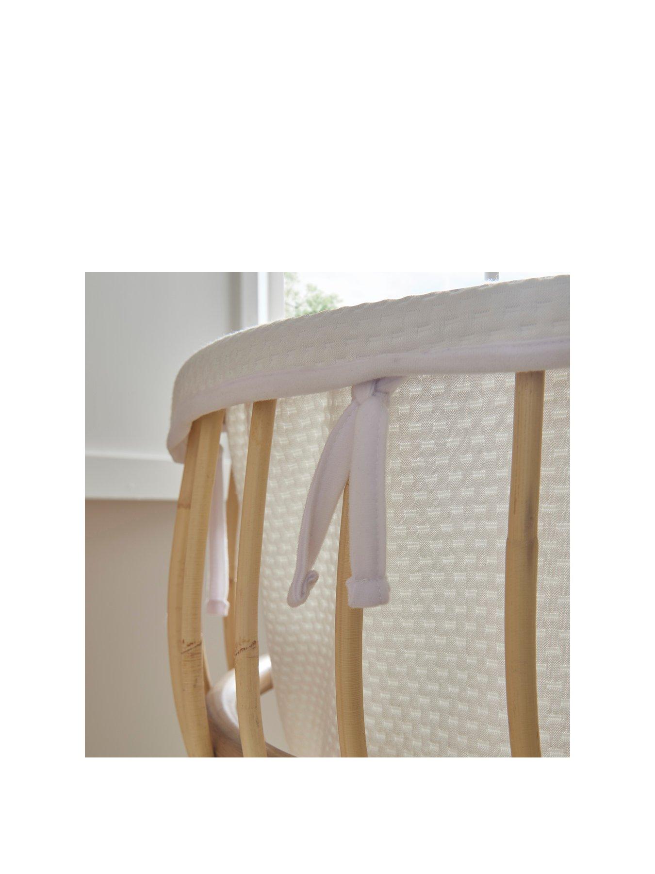 Image 3 of 5 of CuddleCo Aria Crib - Rattan