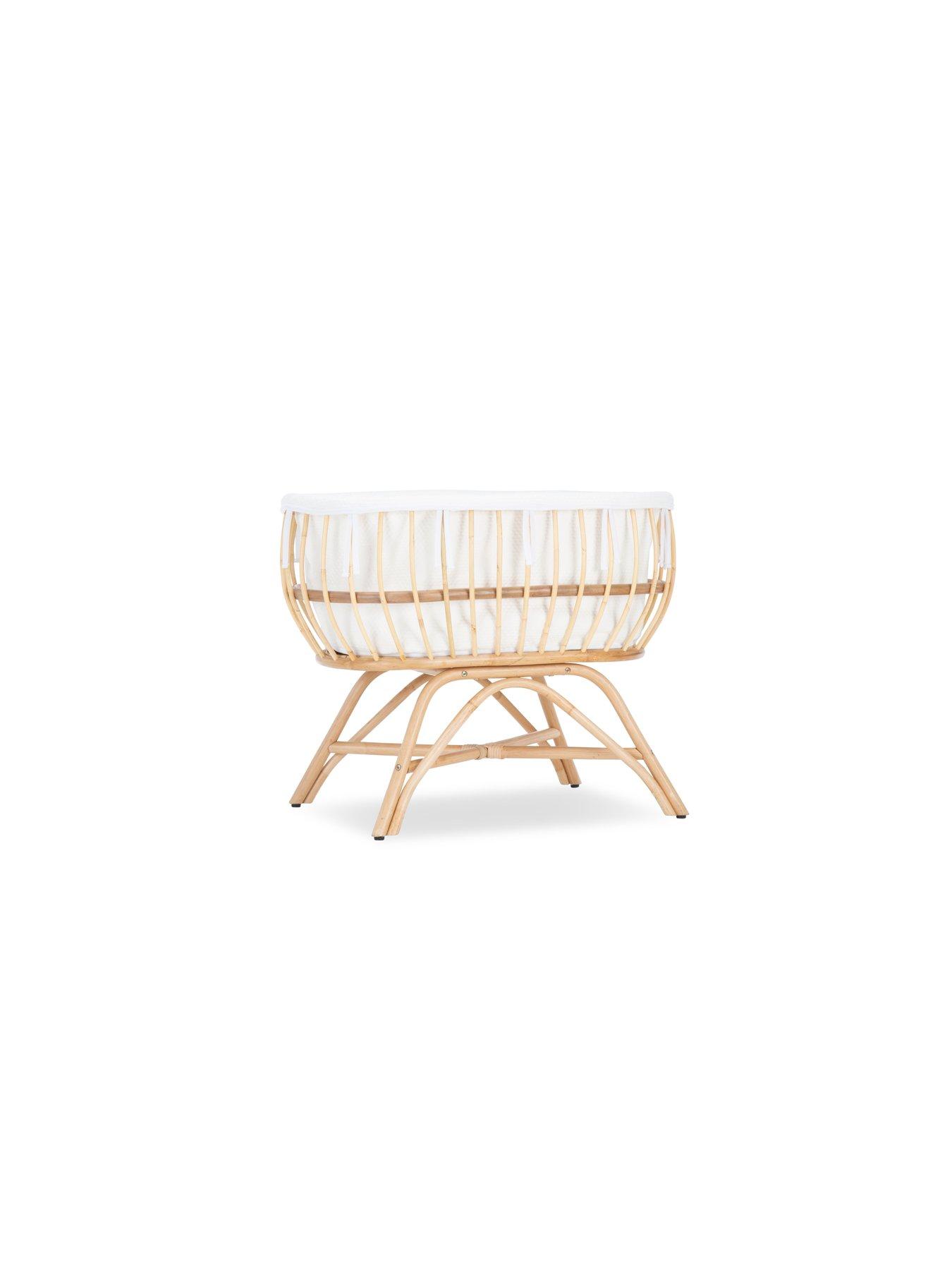 Image 4 of 5 of CuddleCo Aria Crib - Rattan