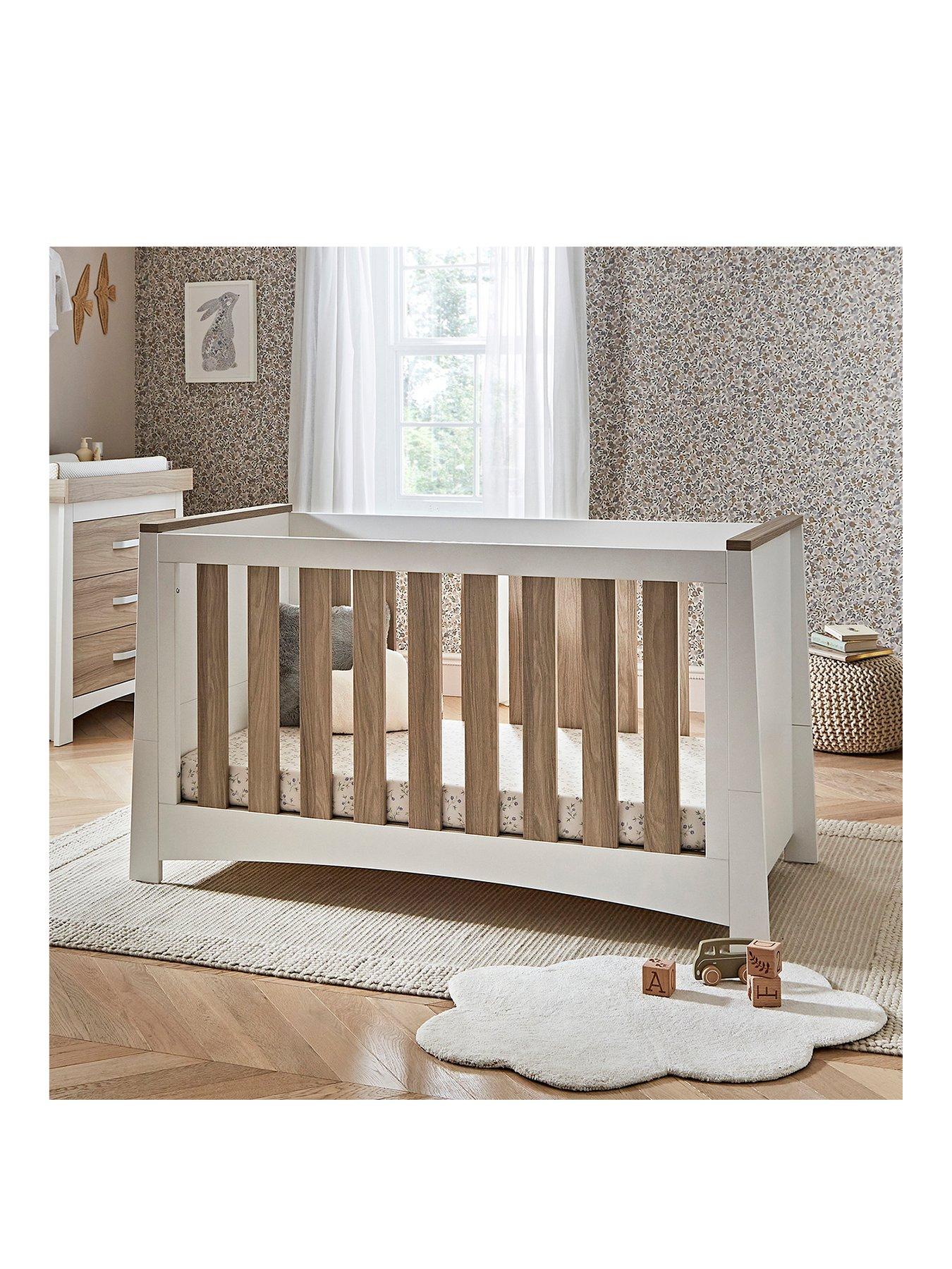 Image 2 of 7 of CuddleCo Ada 2-Piece Nursery Furniture Set - White and Ash