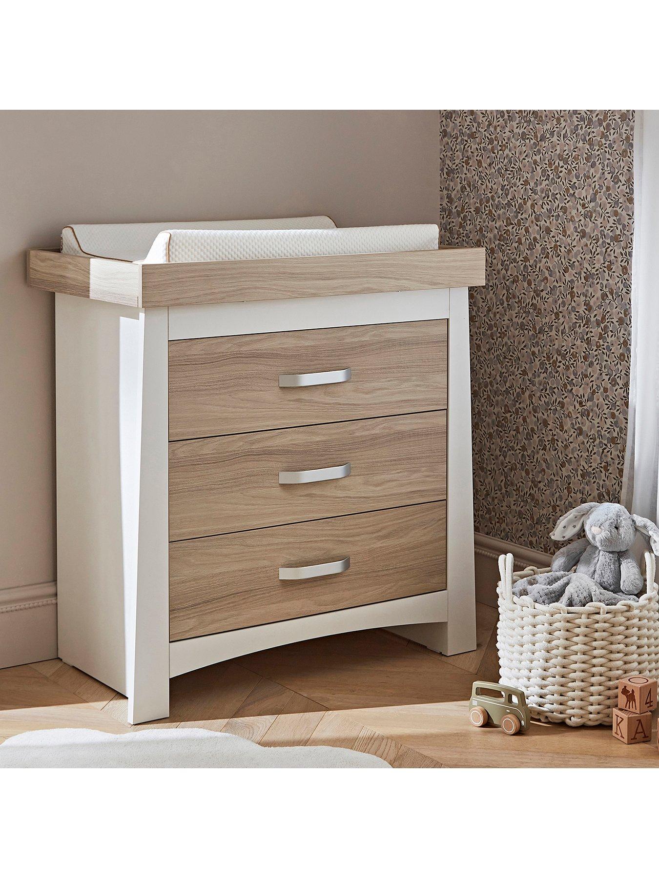 Image 4 of 7 of CuddleCo Ada 2-Piece Nursery Furniture Set - White and Ash