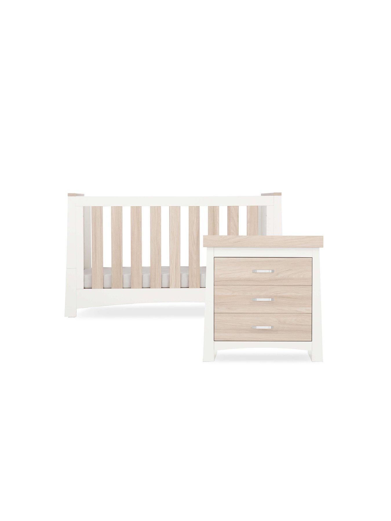 Image 5 of 7 of CuddleCo Ada 2-Piece Nursery Furniture Set - White and Ash
