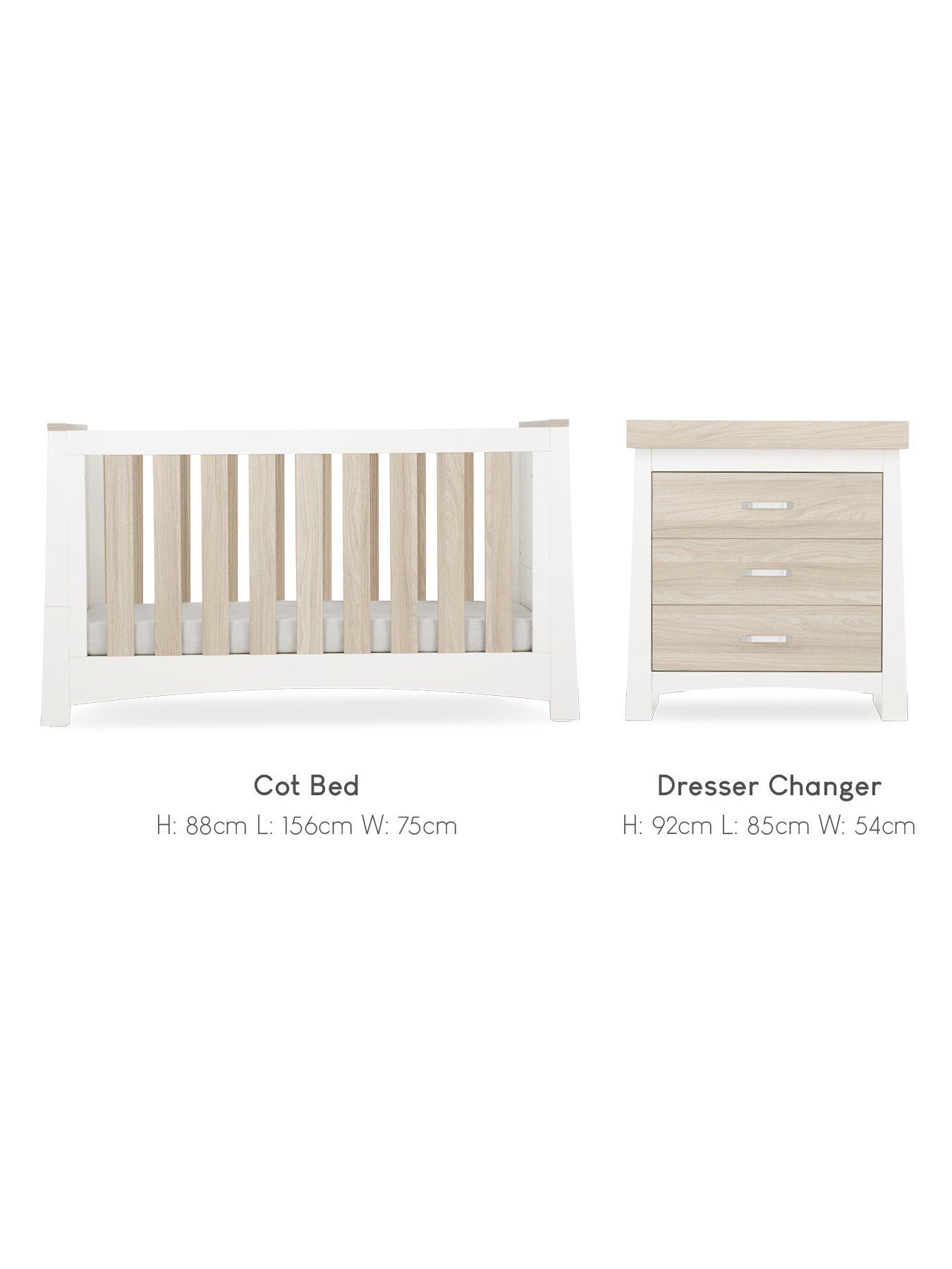 Image 6 of 7 of CuddleCo Ada 2-Piece Nursery Furniture Set - White and Ash