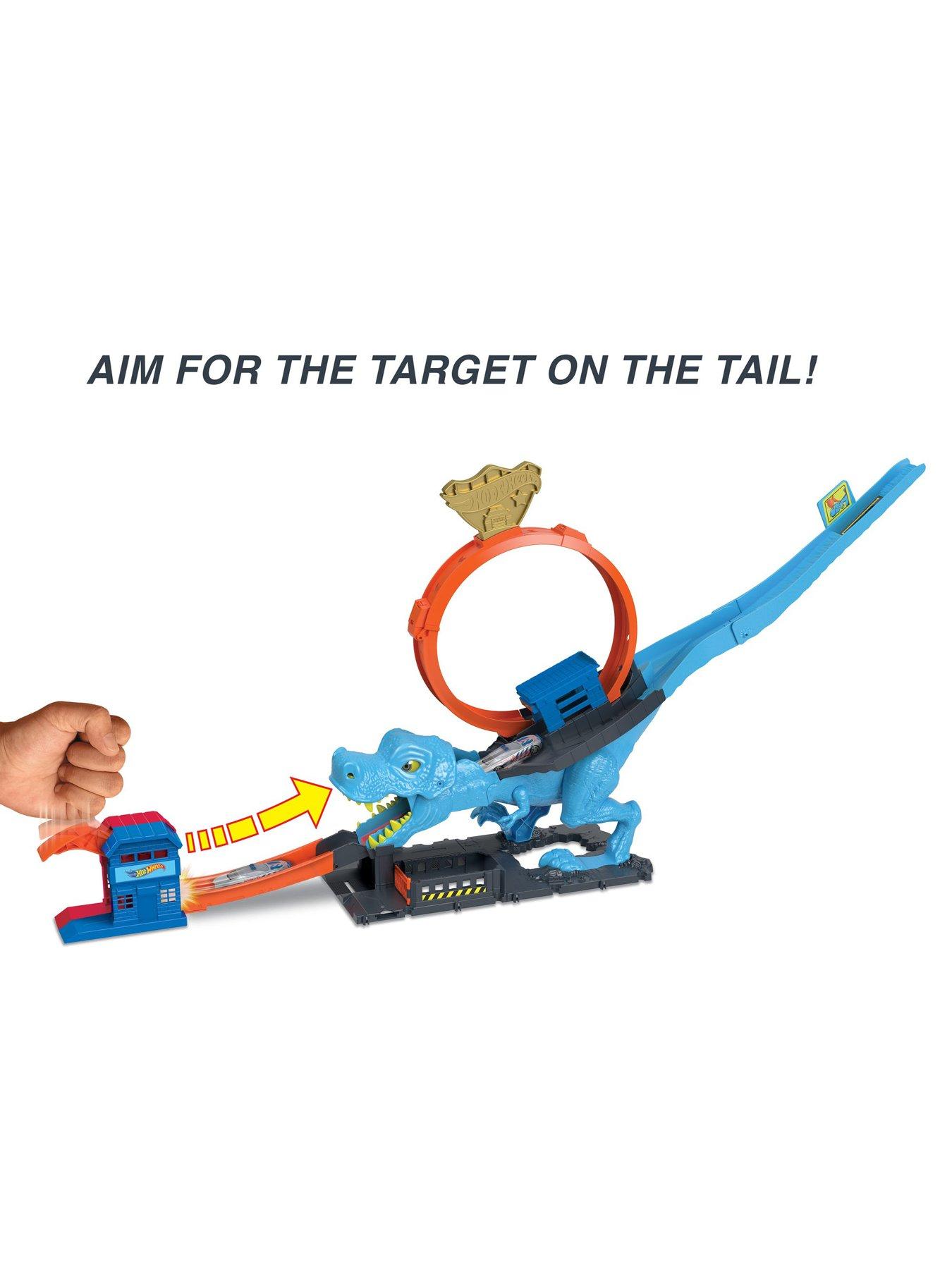 Hot Wheels City T Rex Chomp Down Playset Very