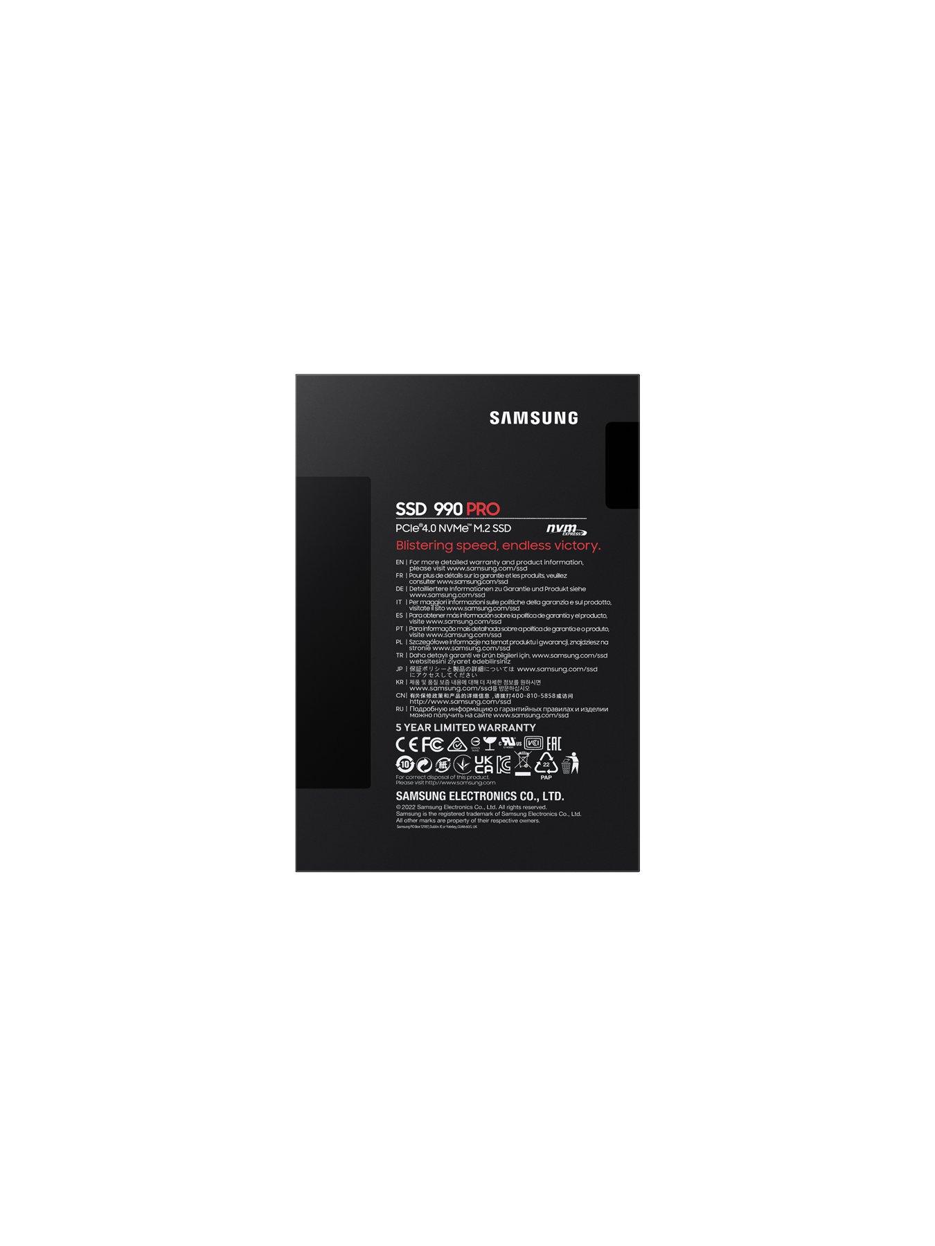 Samsung 990 Pro PCIe Gen 4.0 x4, NVMe 1.3c 2TB Solid State Drive