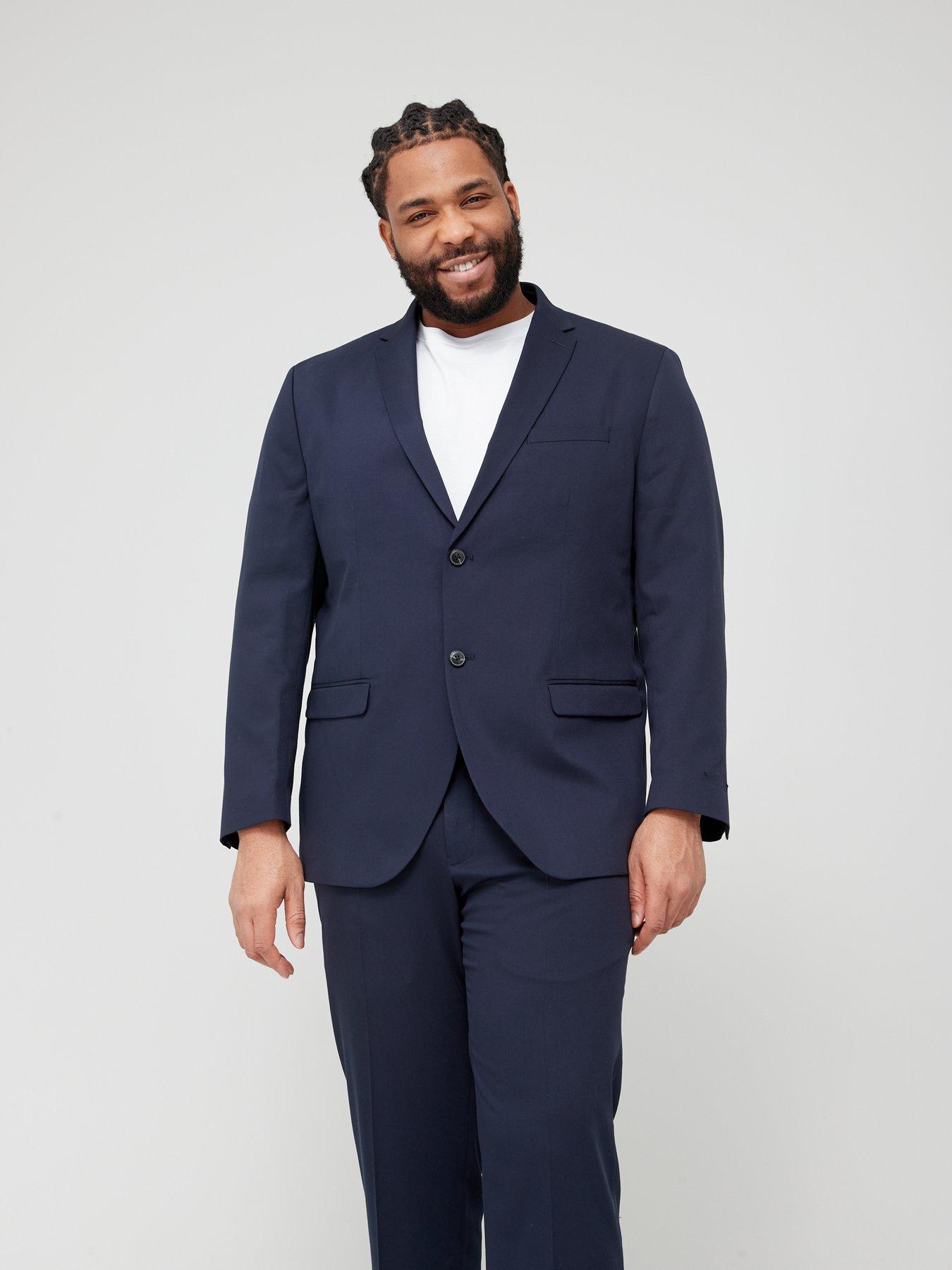 Big and cheap tall navy blazer