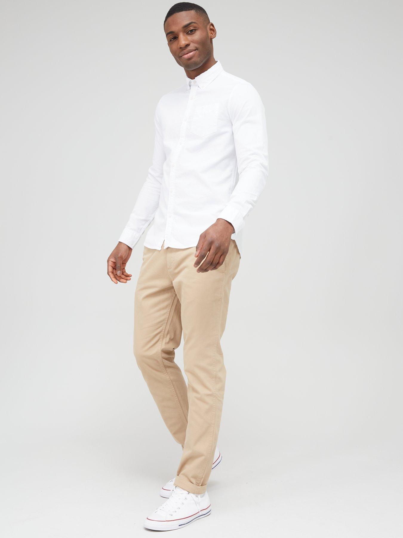 Superdry Office Slim Fit Chinos - Beige 