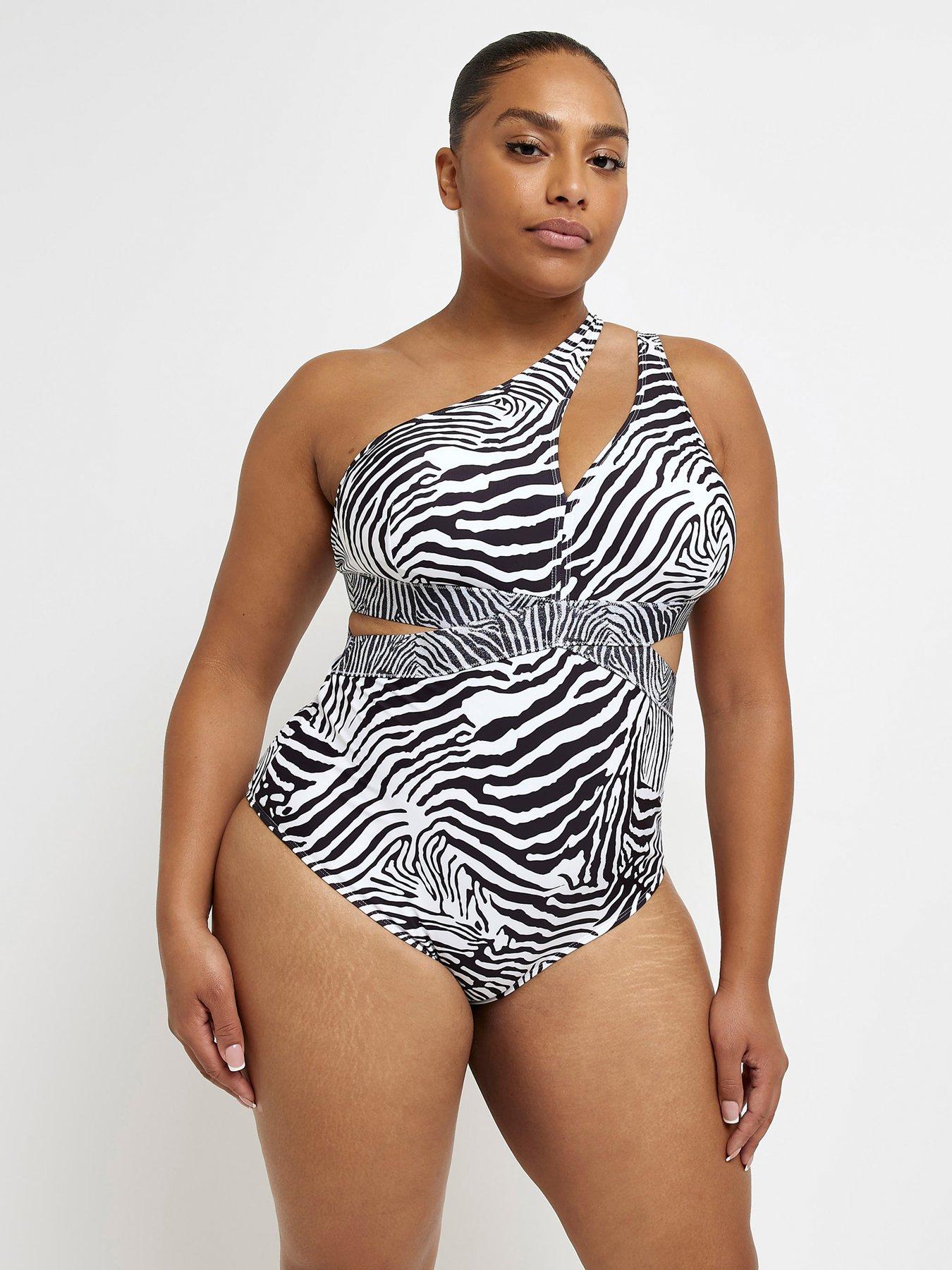 Elastic Texture Swimsuit, Swimsuits