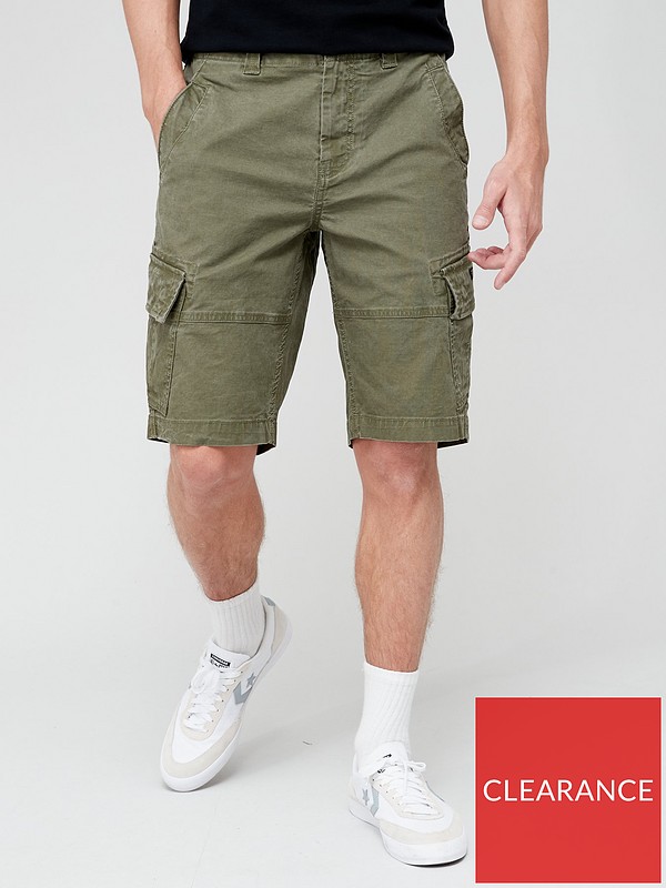 Superdry Cotton Vintage Core Cargo Shorts - Green