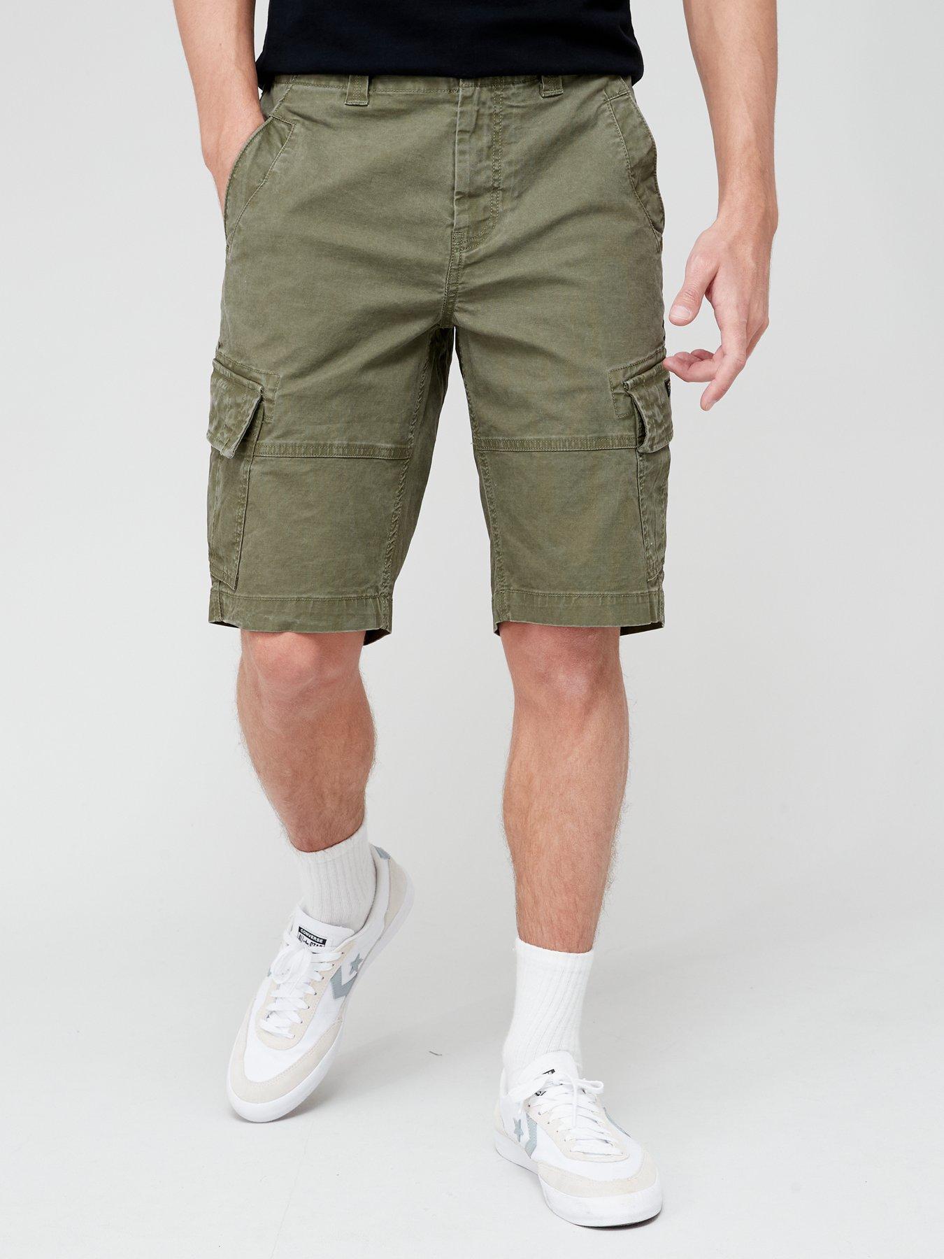 Core - Green Cargo Vintage Cotton Shorts Superdry