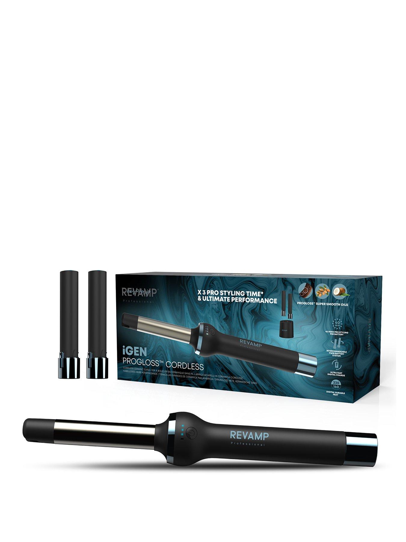 Revamp iGen Progloss Cordless Ceramic Curling Tong Very