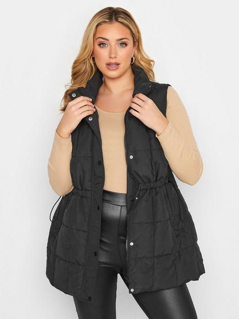 yours-lightweight-quilted-gilet-black