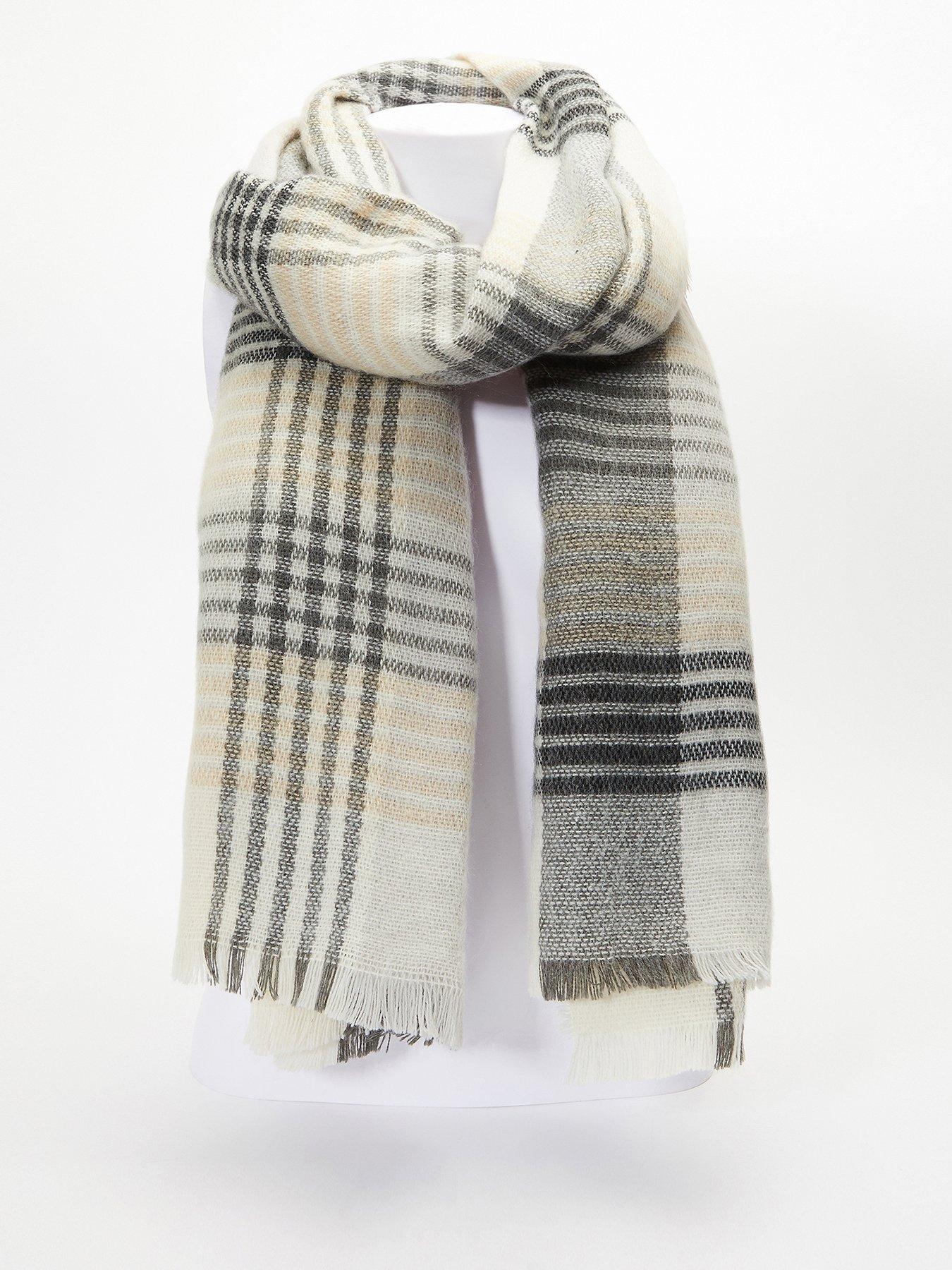 Quiz Stripe Check Scarf | Very.co.uk