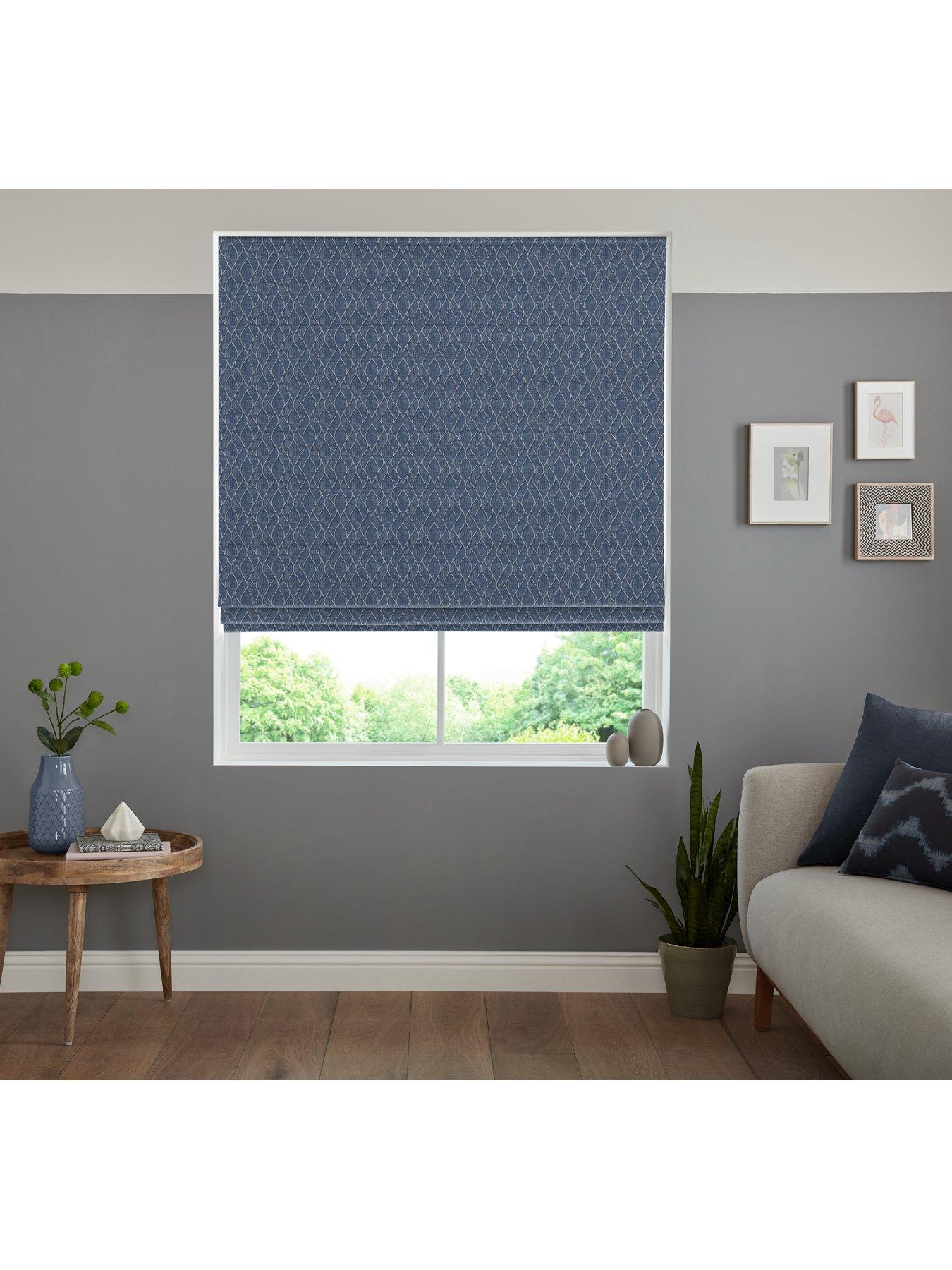 Product photograph of Kian Made To Measure Roman Window Blind from very.co.uk