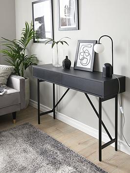 Product photograph of Very Home Hava Console Table from very.co.uk