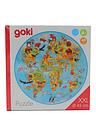 Image thumbnail 2 of 2 of undefined Goki XXL Round World Jigsaw Puzzle - 49 Pieces - 45 cm Diameter