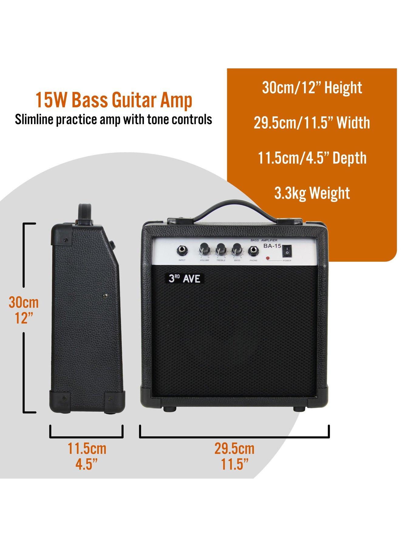 Image 2 of 6 of 3rd Avenue 15 Watt Bass Guitar Amplifier