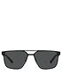 image of emporio-armani-matte-aviator-sunglasses-black